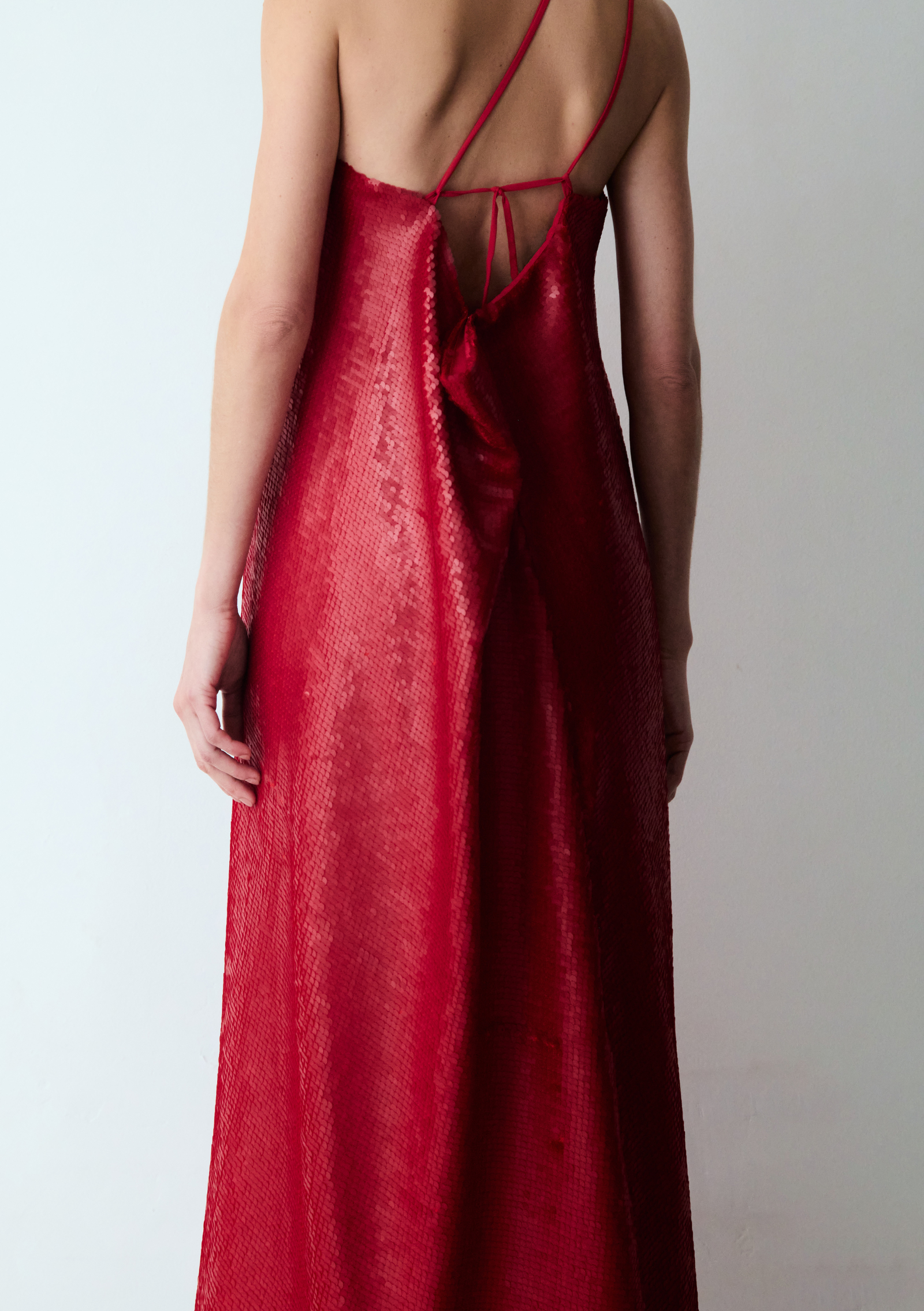 vestido longuete paete