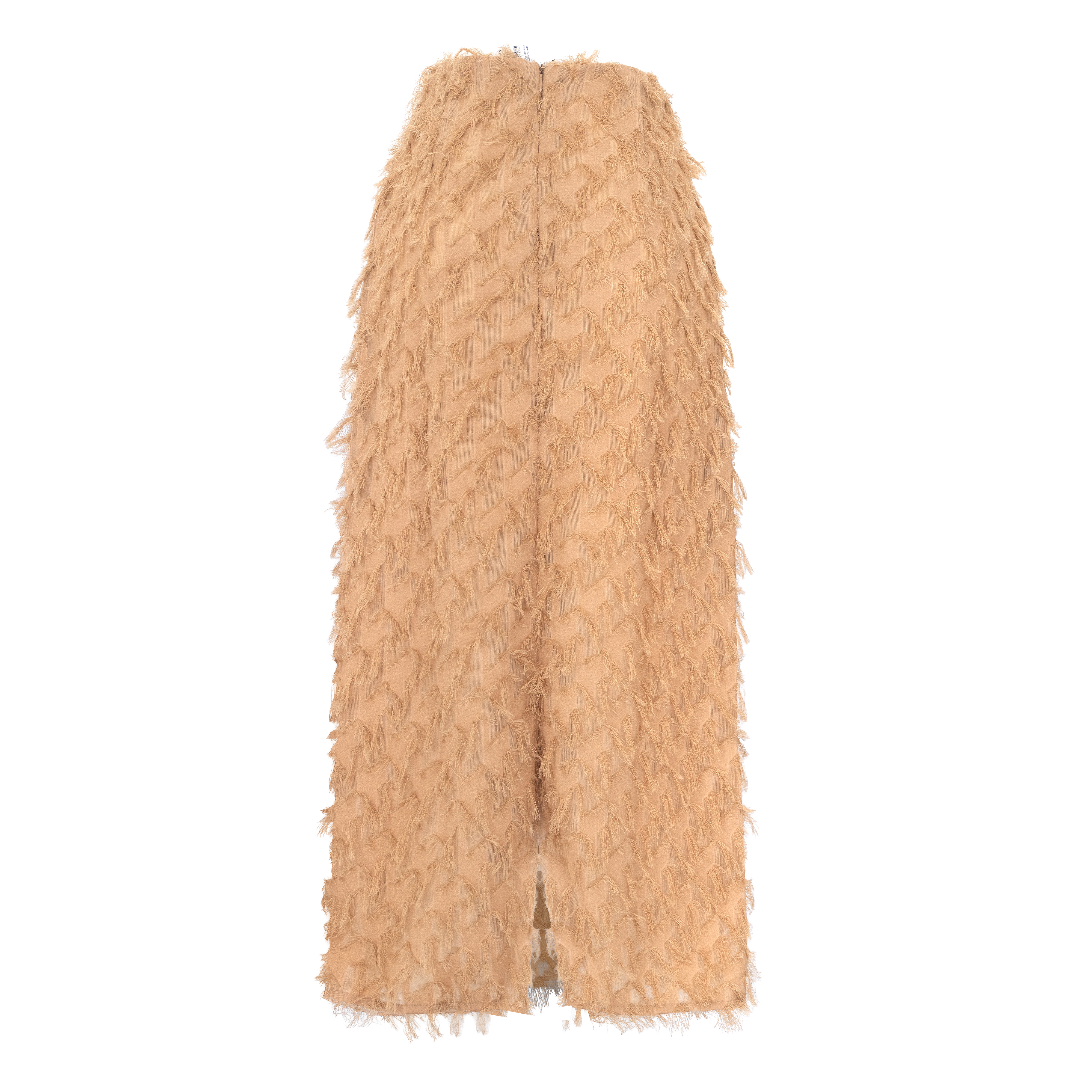 saia midi fiore bege