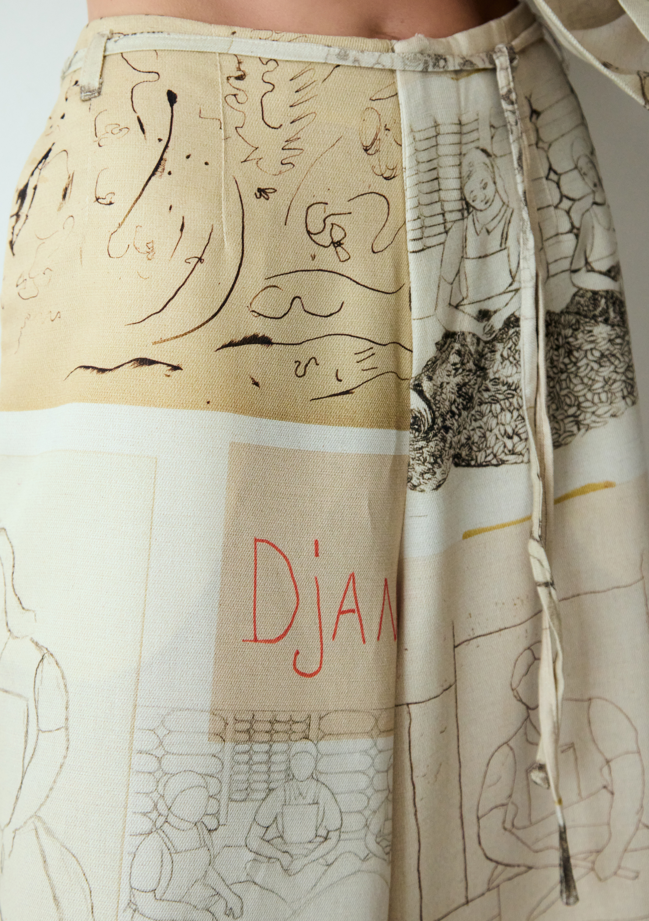 calça linho ofícios