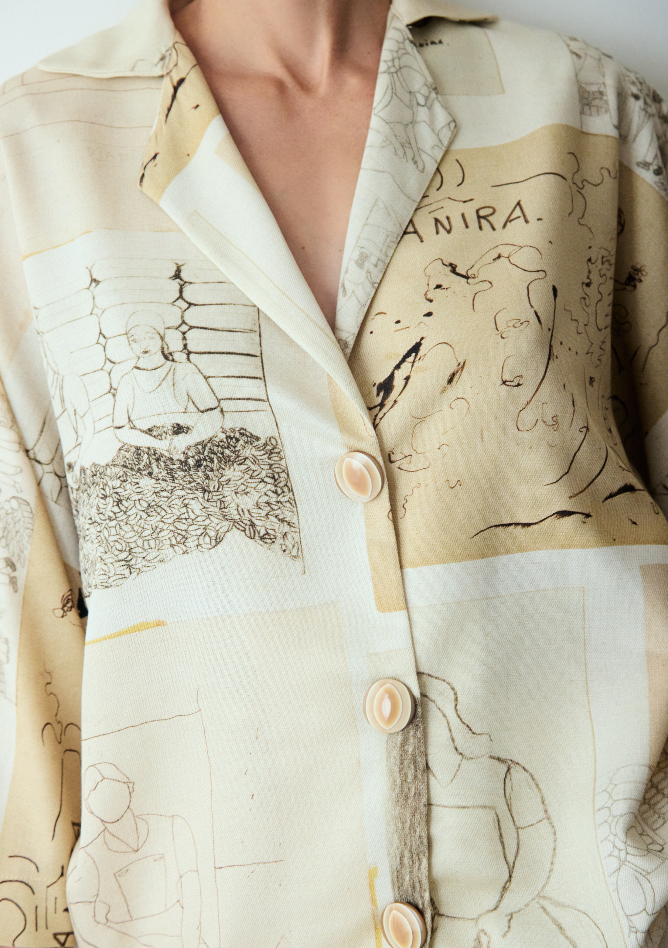 camisa linho ofícios