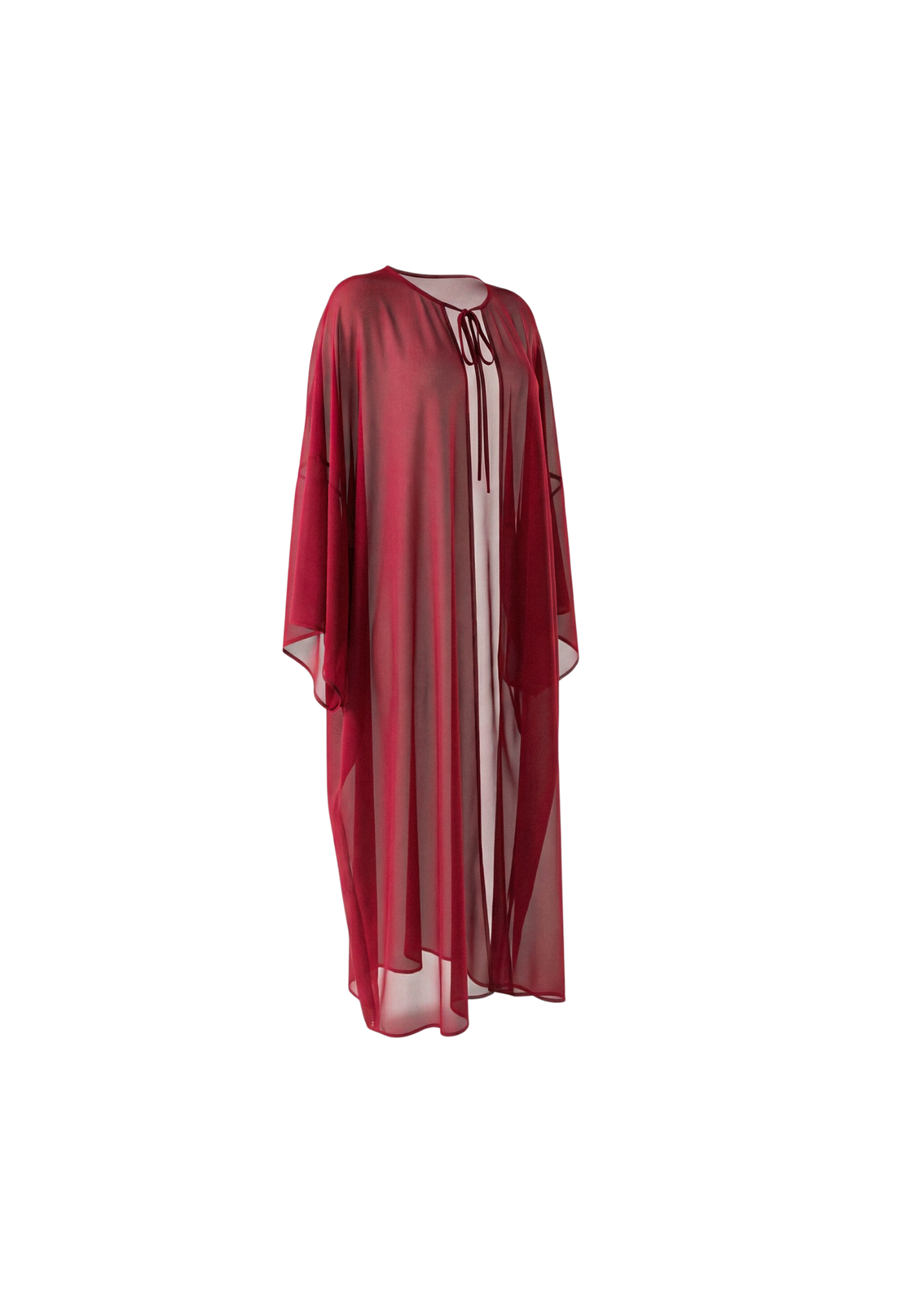 maxi kimono marsala
