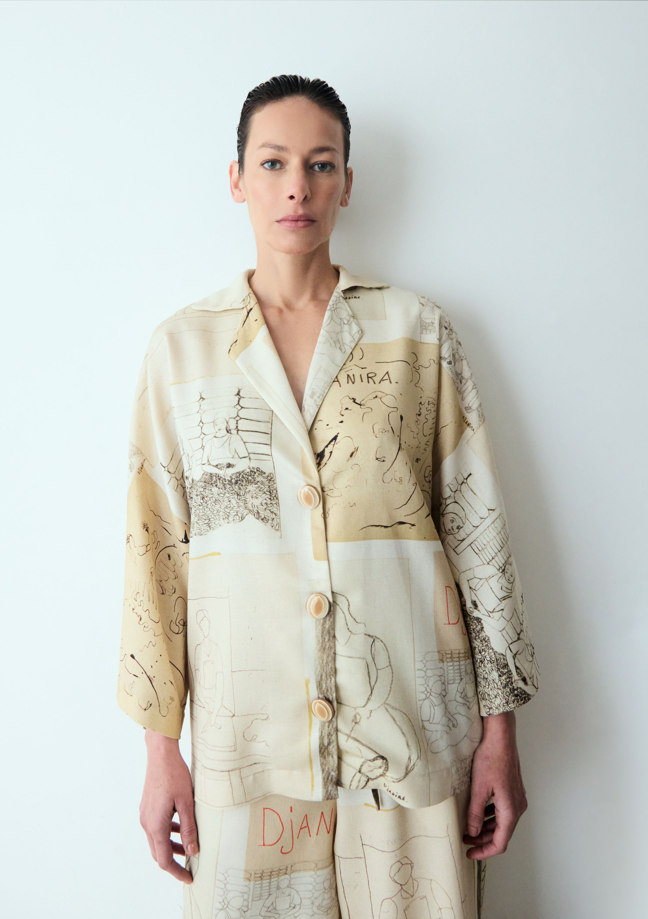 kit camisa linho ofícios + calça linho ofícios