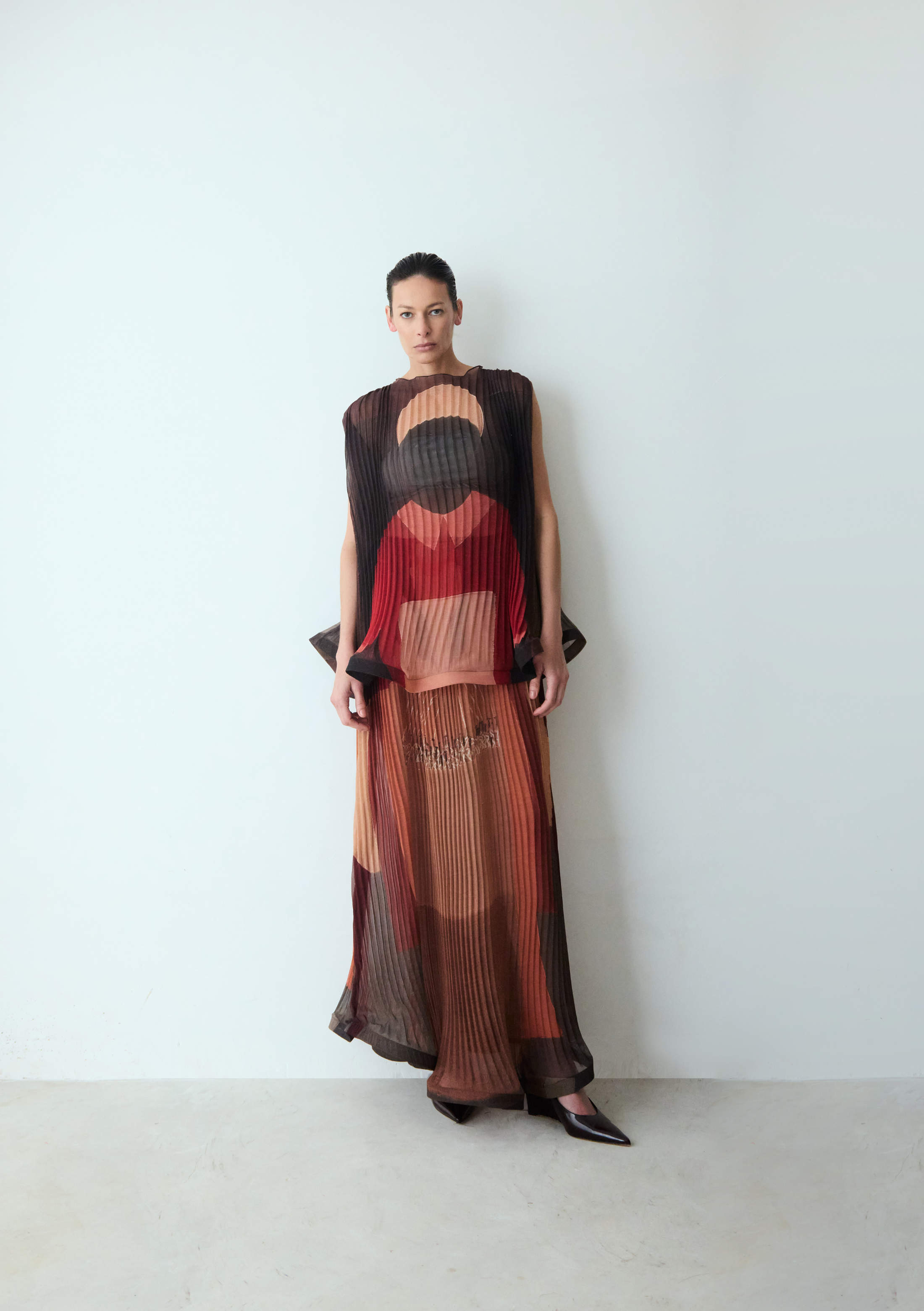 blusa pleats tecelã