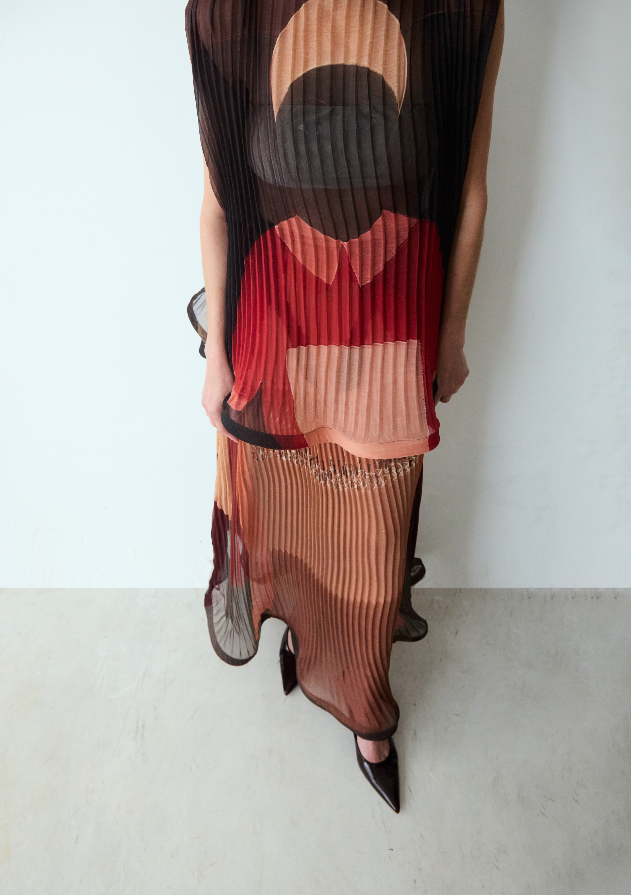 blusa pleats tecelã