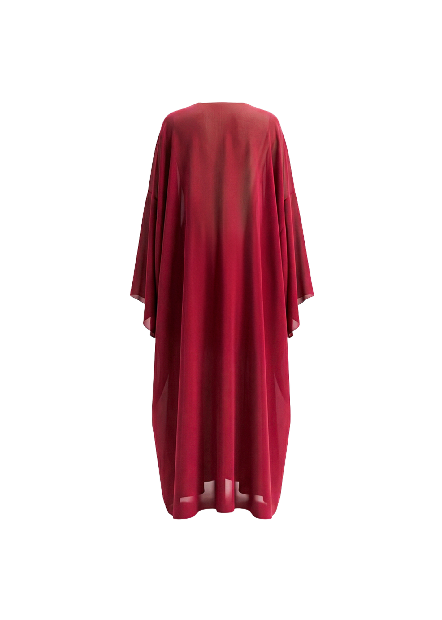 maxi kimono marsala