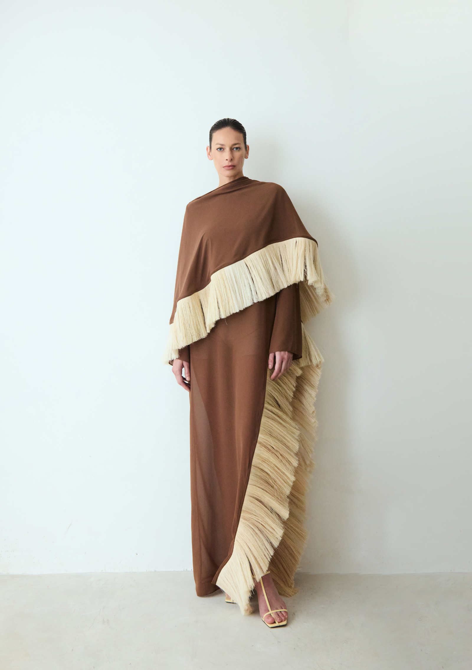 vestido paleas fenda