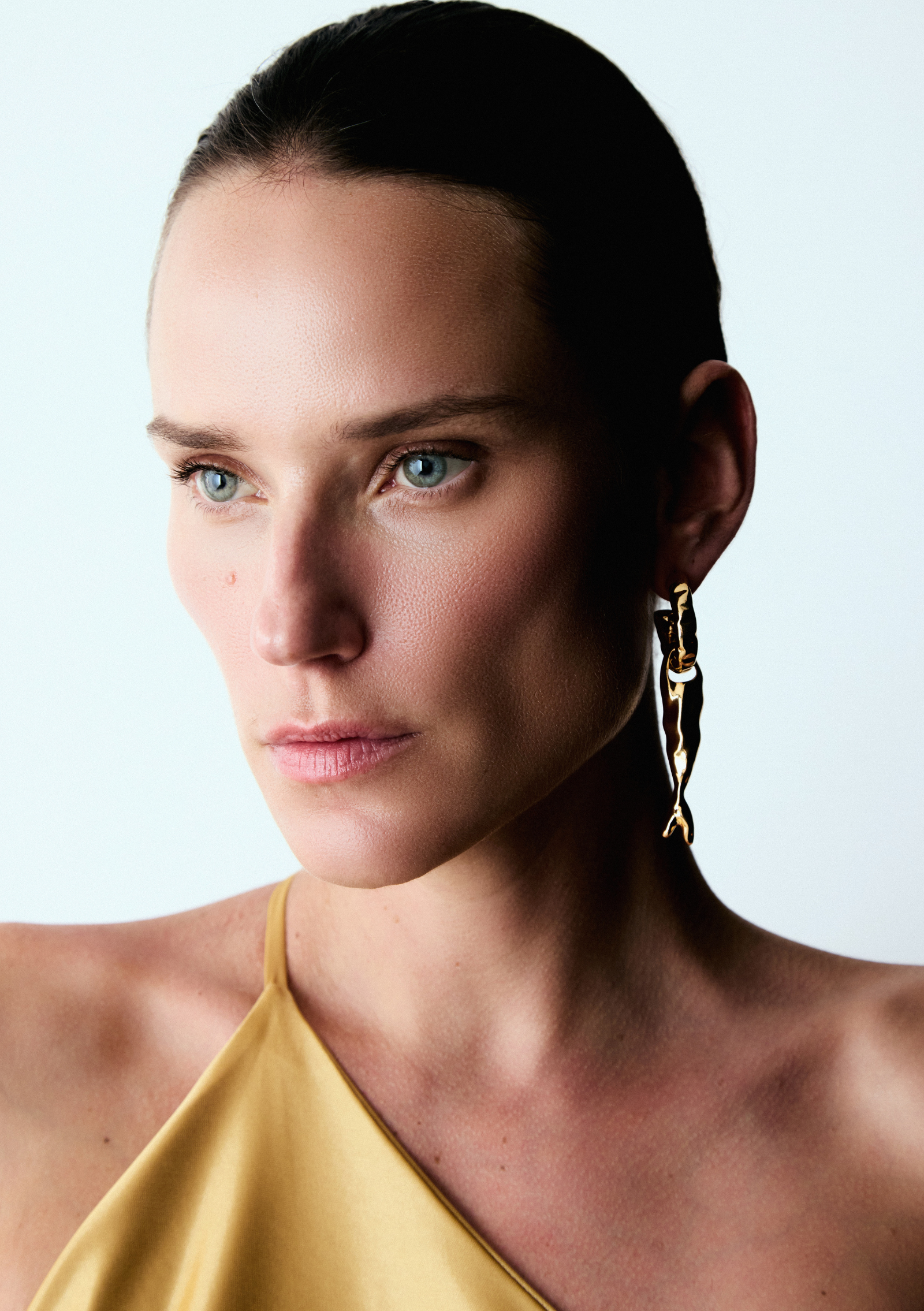 vestido alga dourado