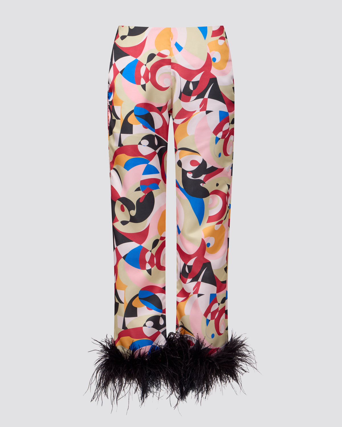 calça cropped psicodélica