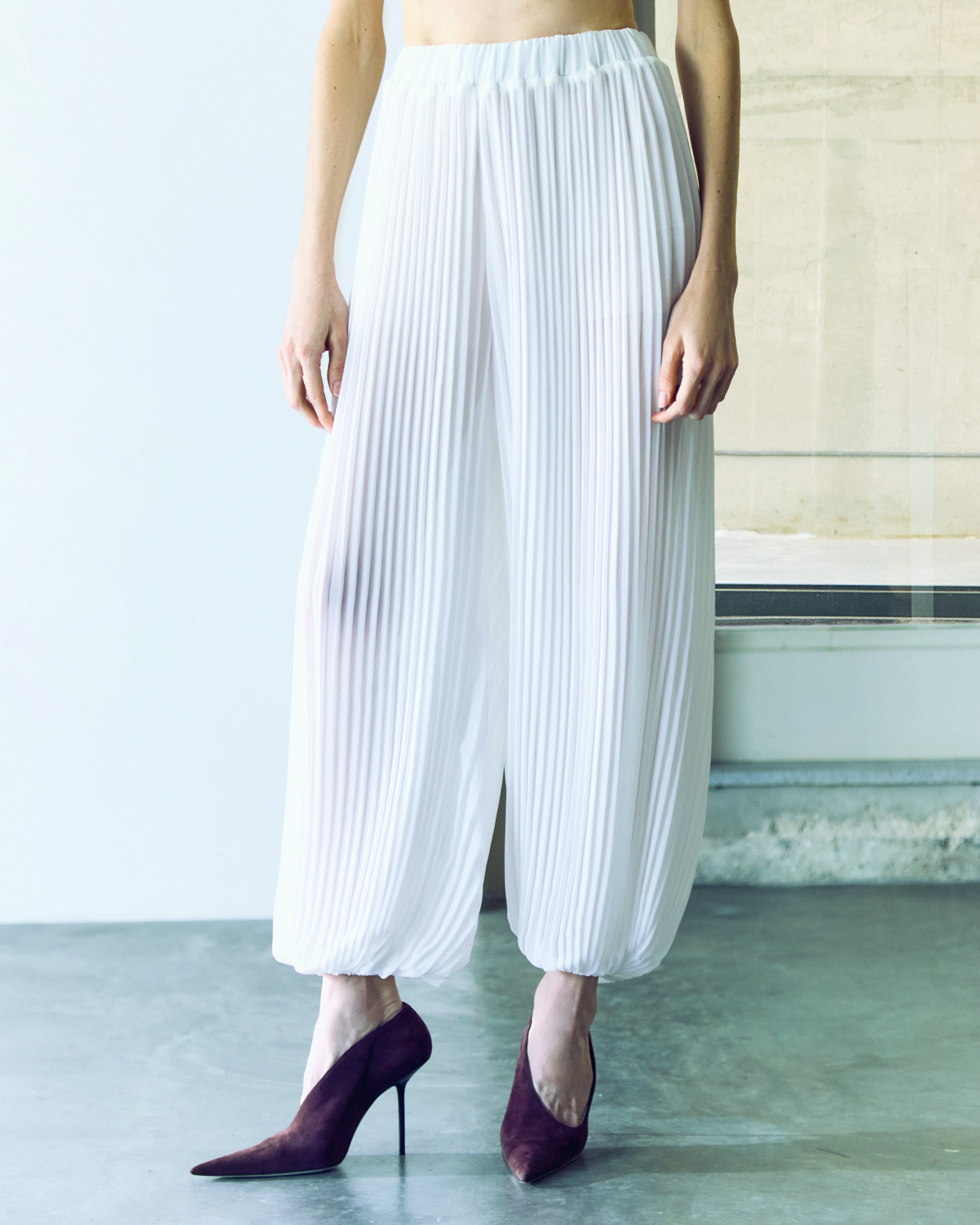 calça pleats