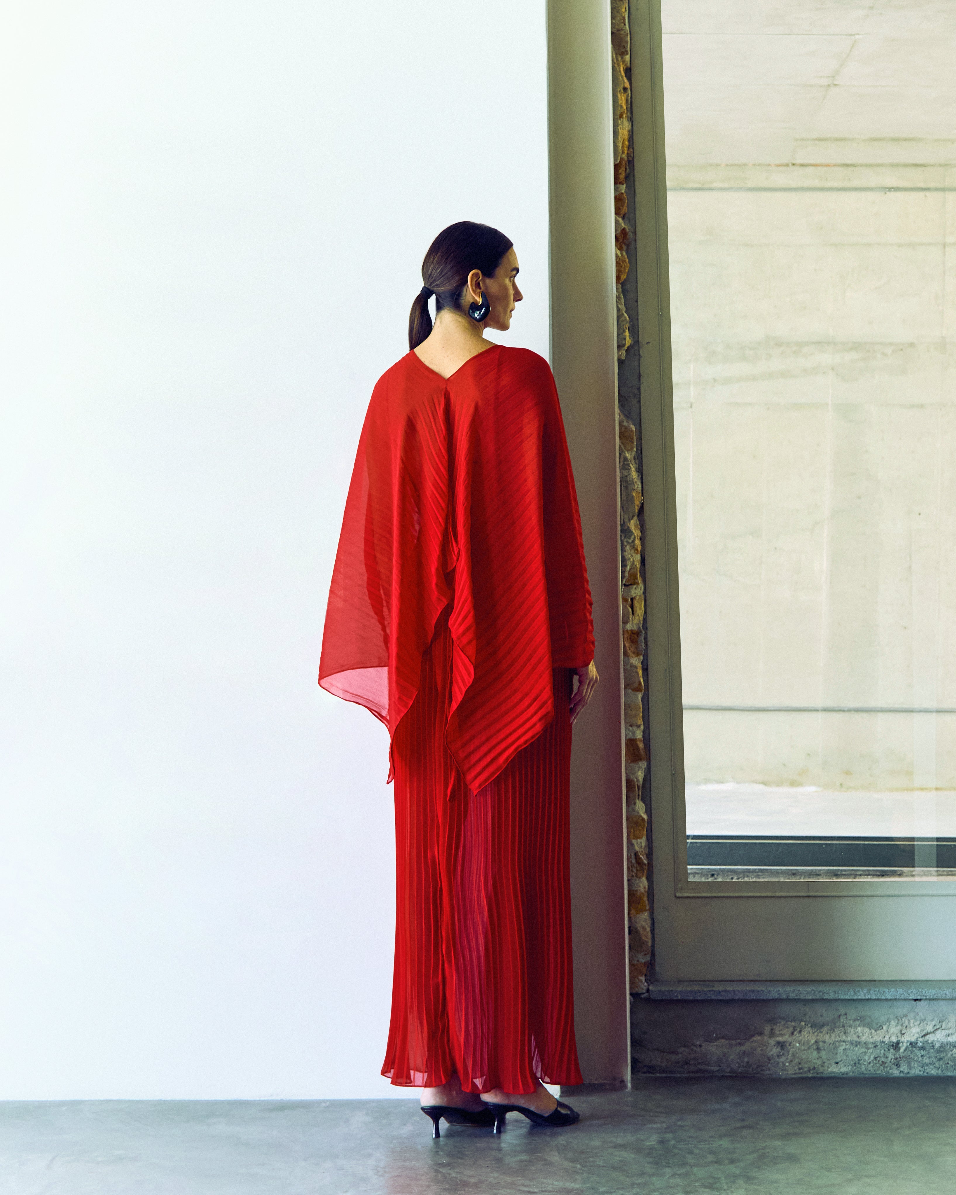 body pleats frevo vermelho