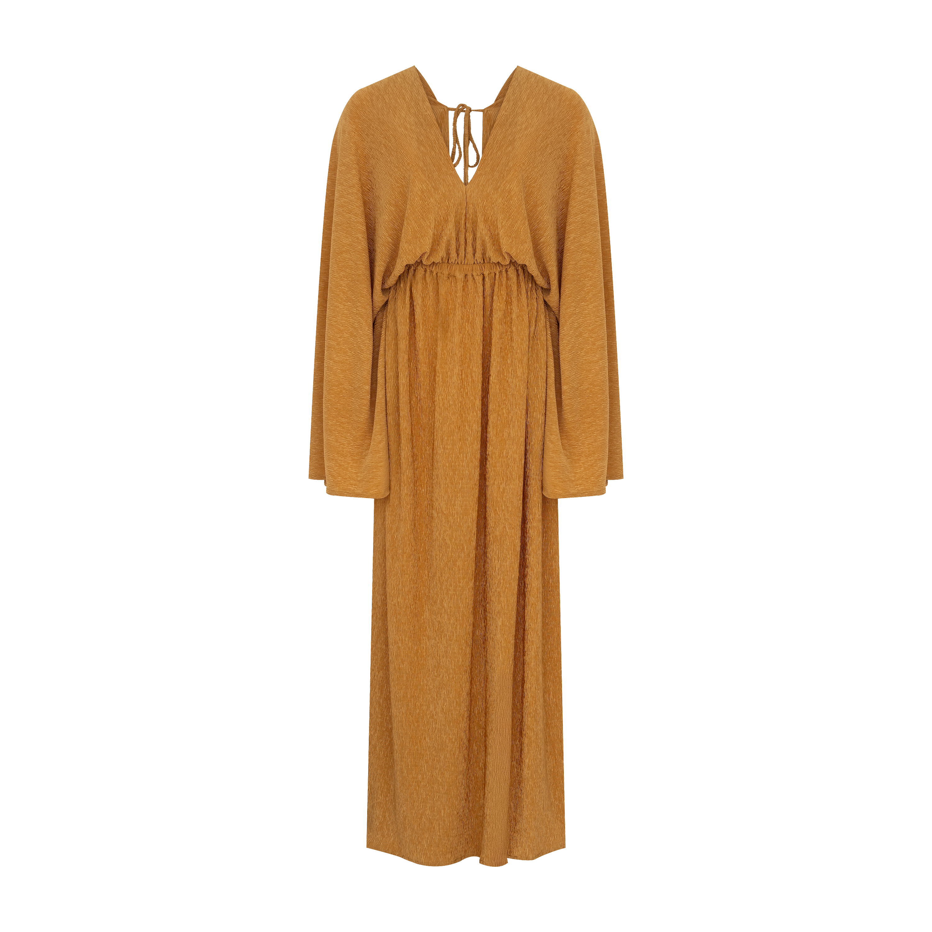 Vestido Plissado Gold