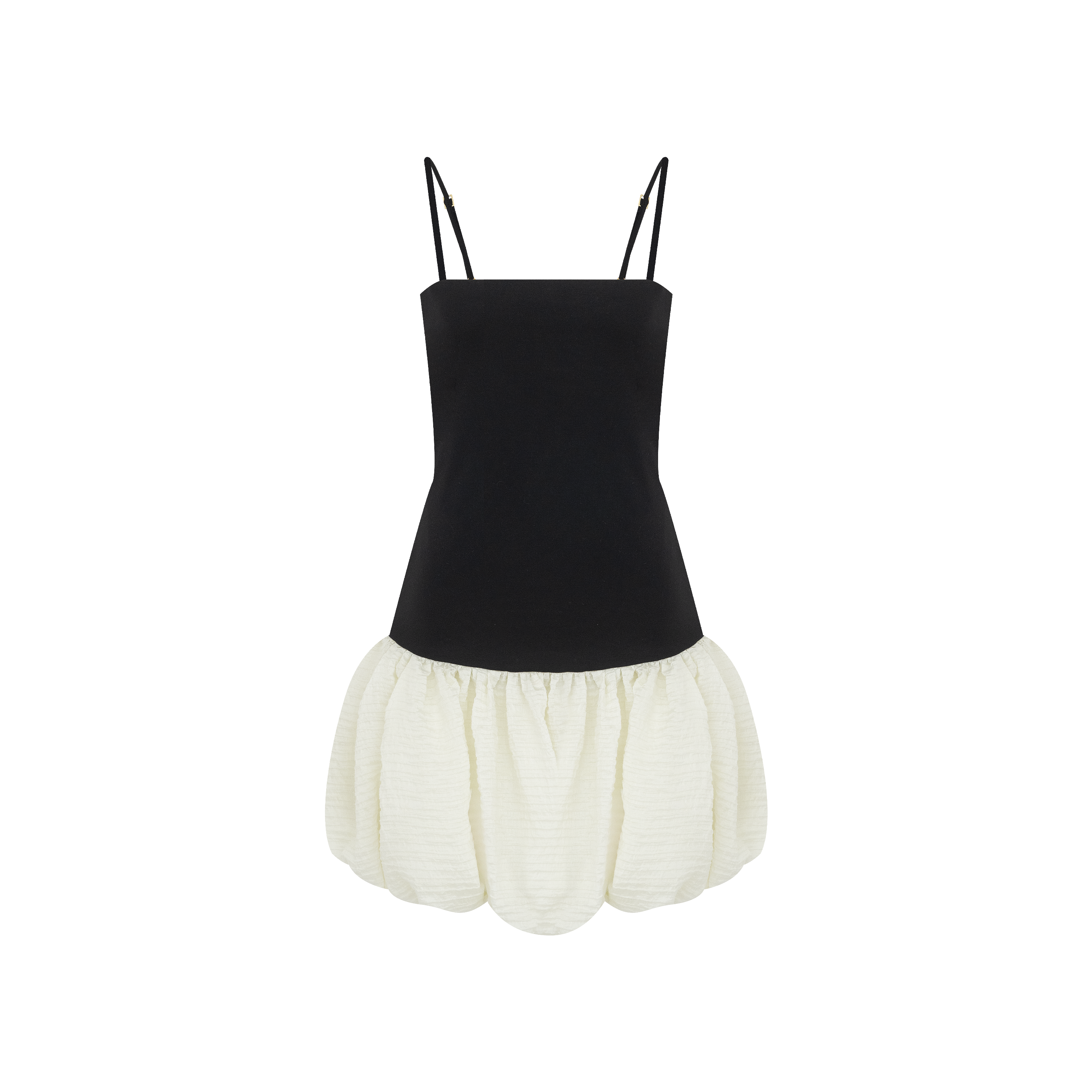 balloon dress with straps