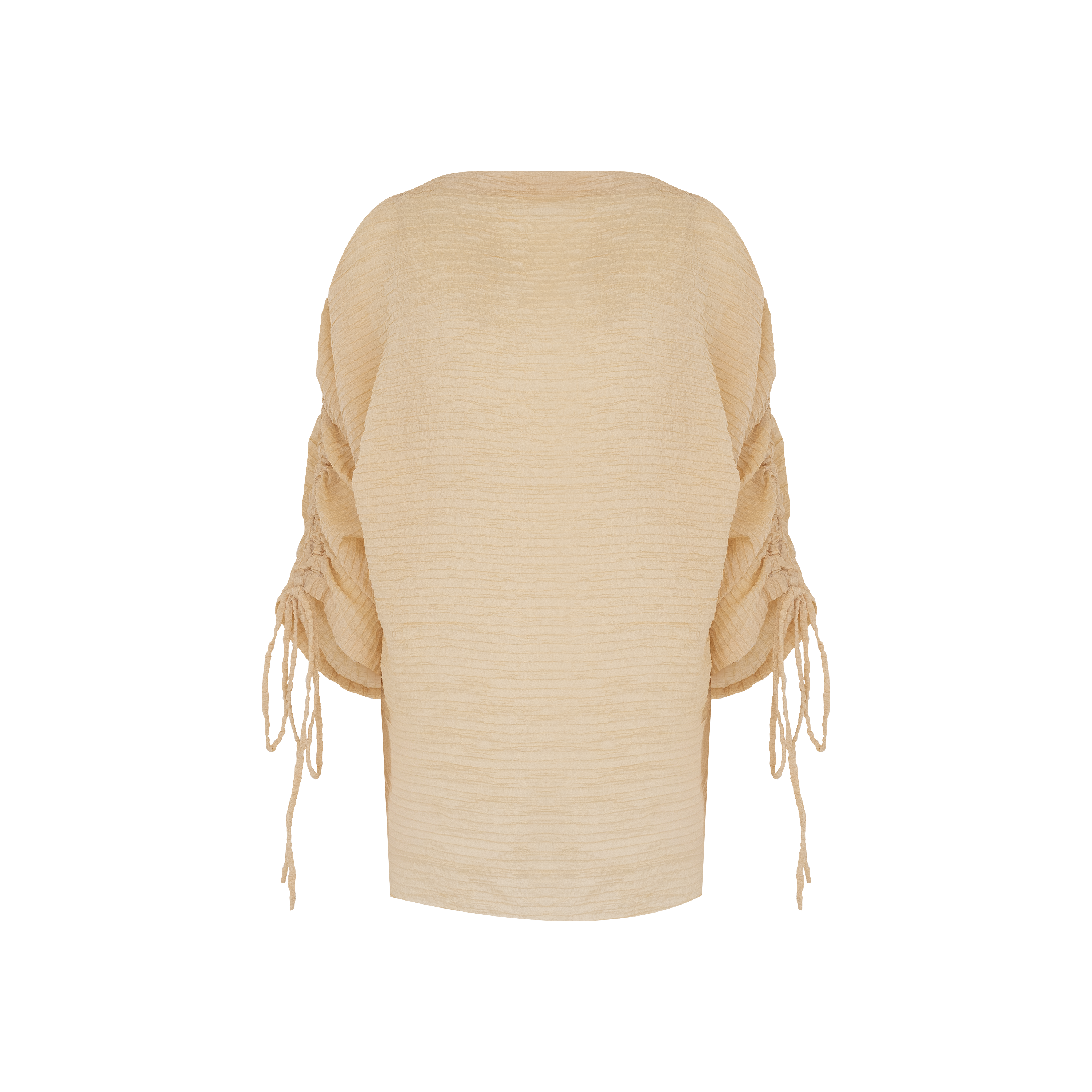 blusa ampla pleats ondas