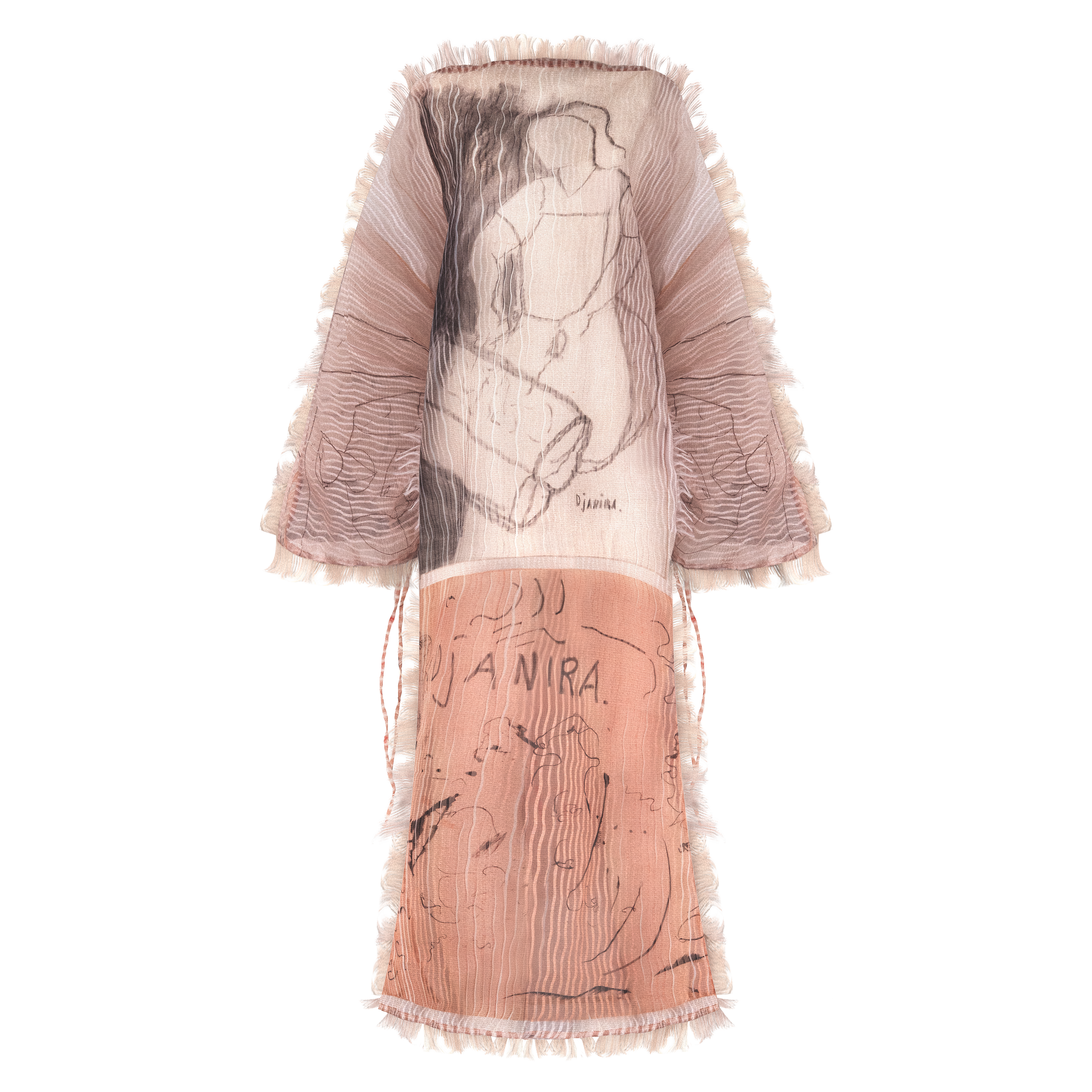 vestido mangas bufantes ofícios