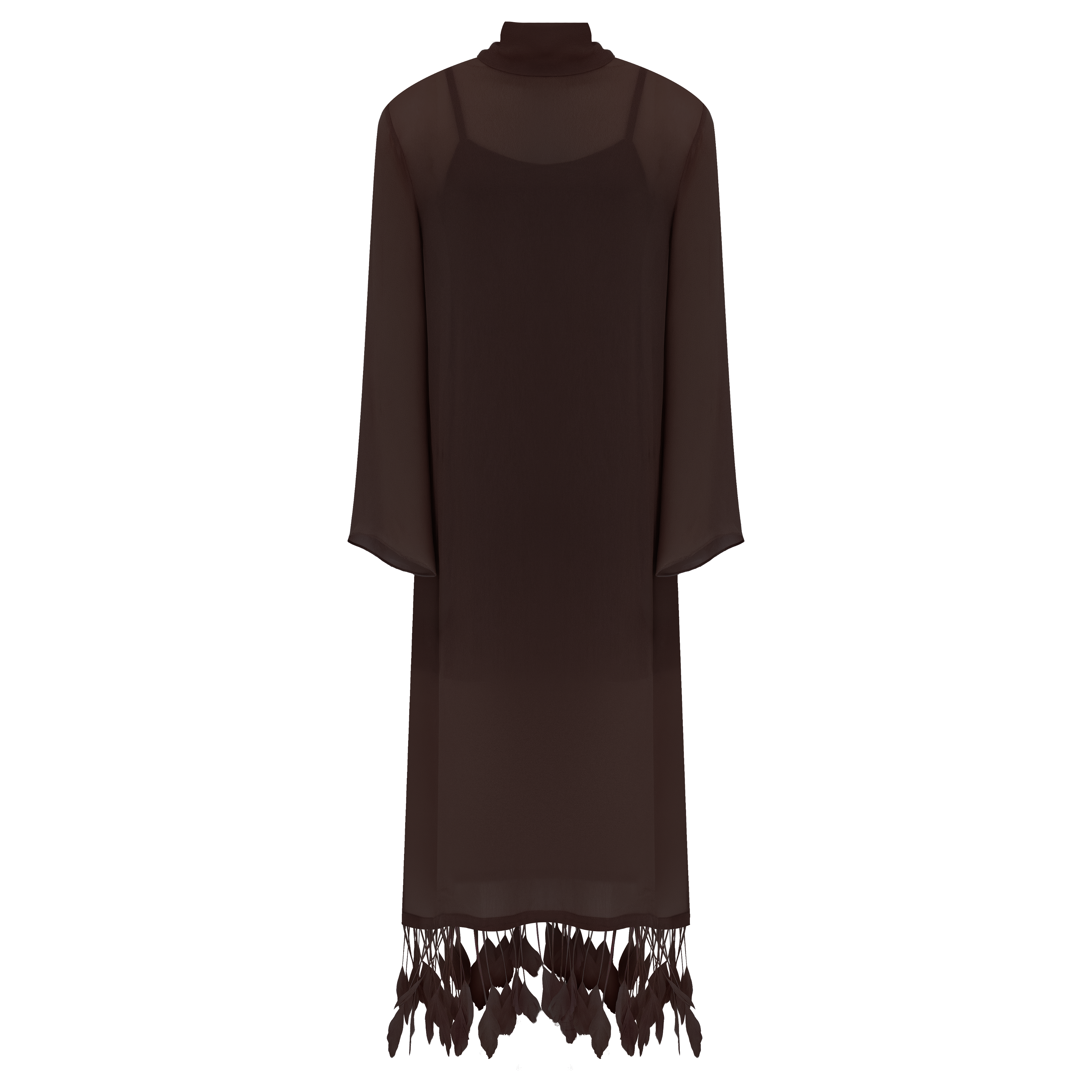 vestido jurema marrom