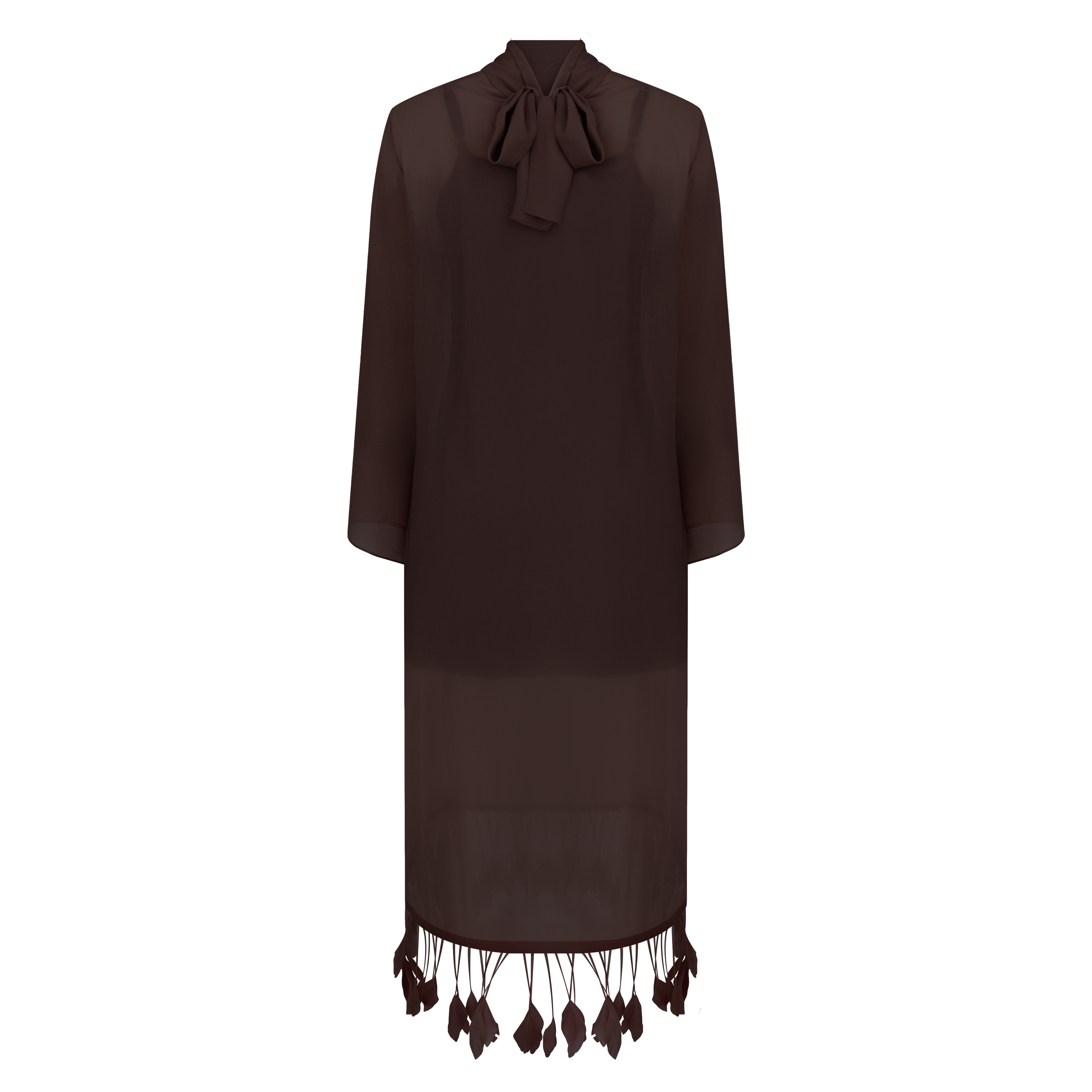 vestido jurema marrom