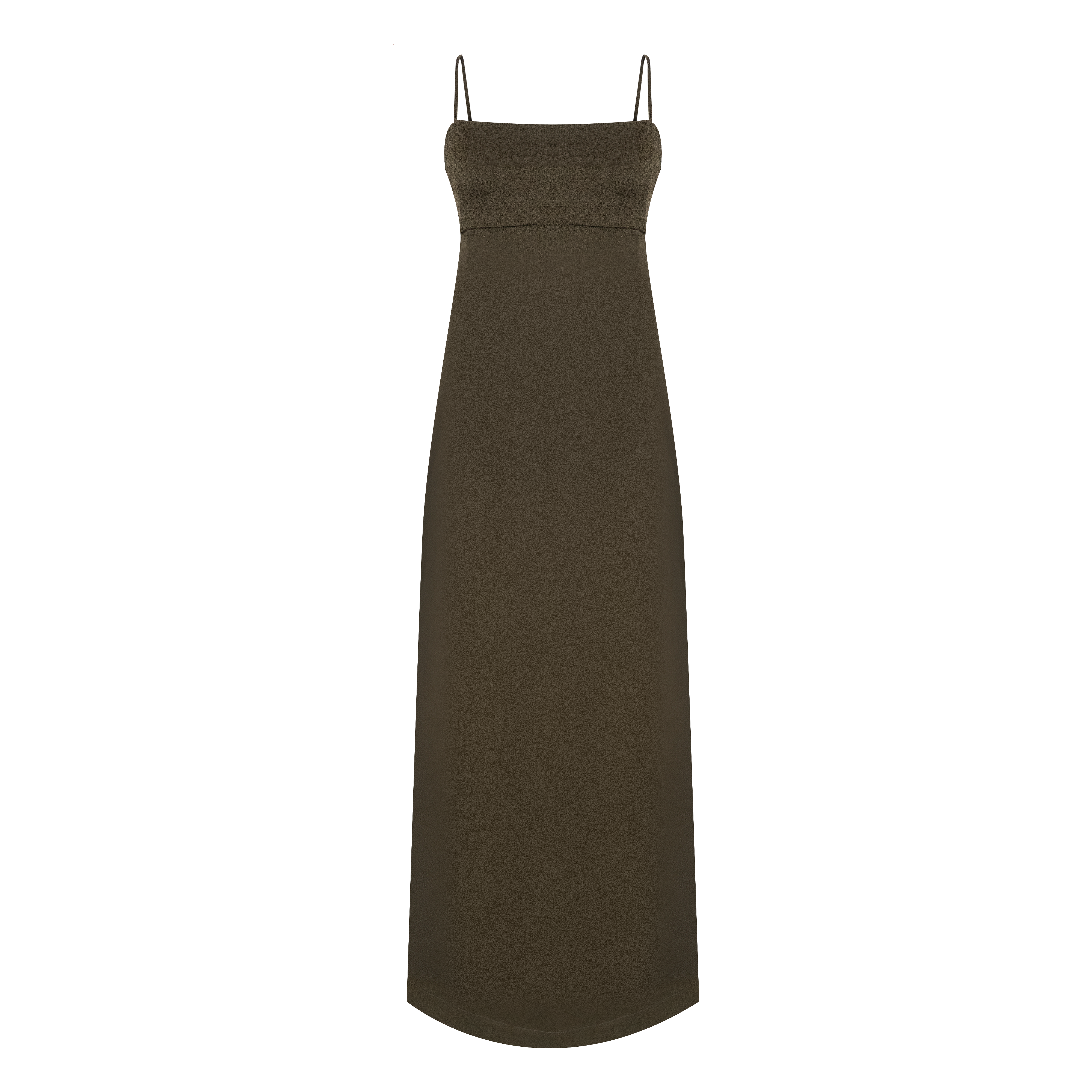 vestido cafezal com echarpe verde