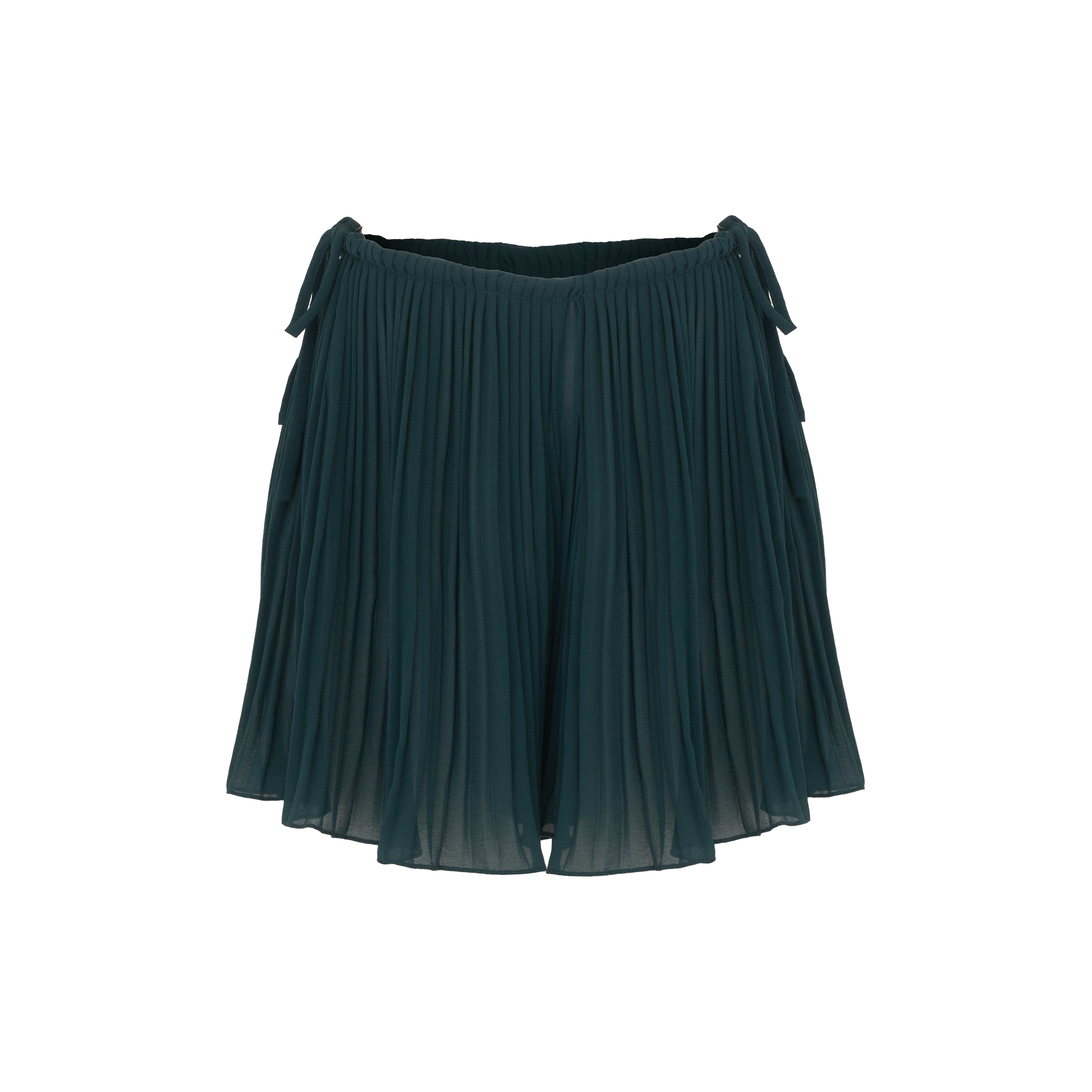 short pleats frevo verde campo