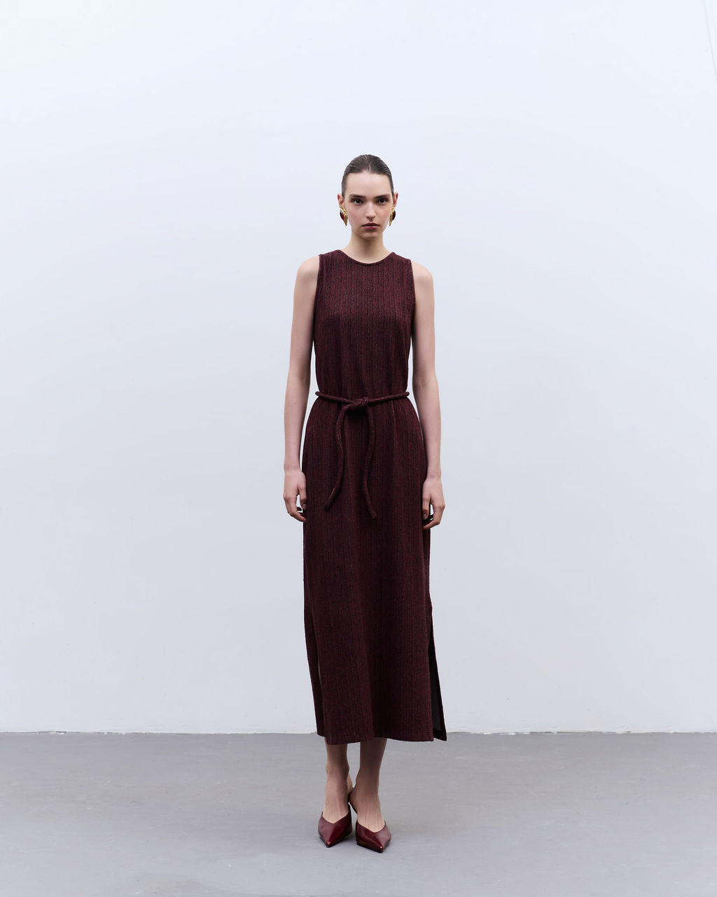 vestido coluna moletom