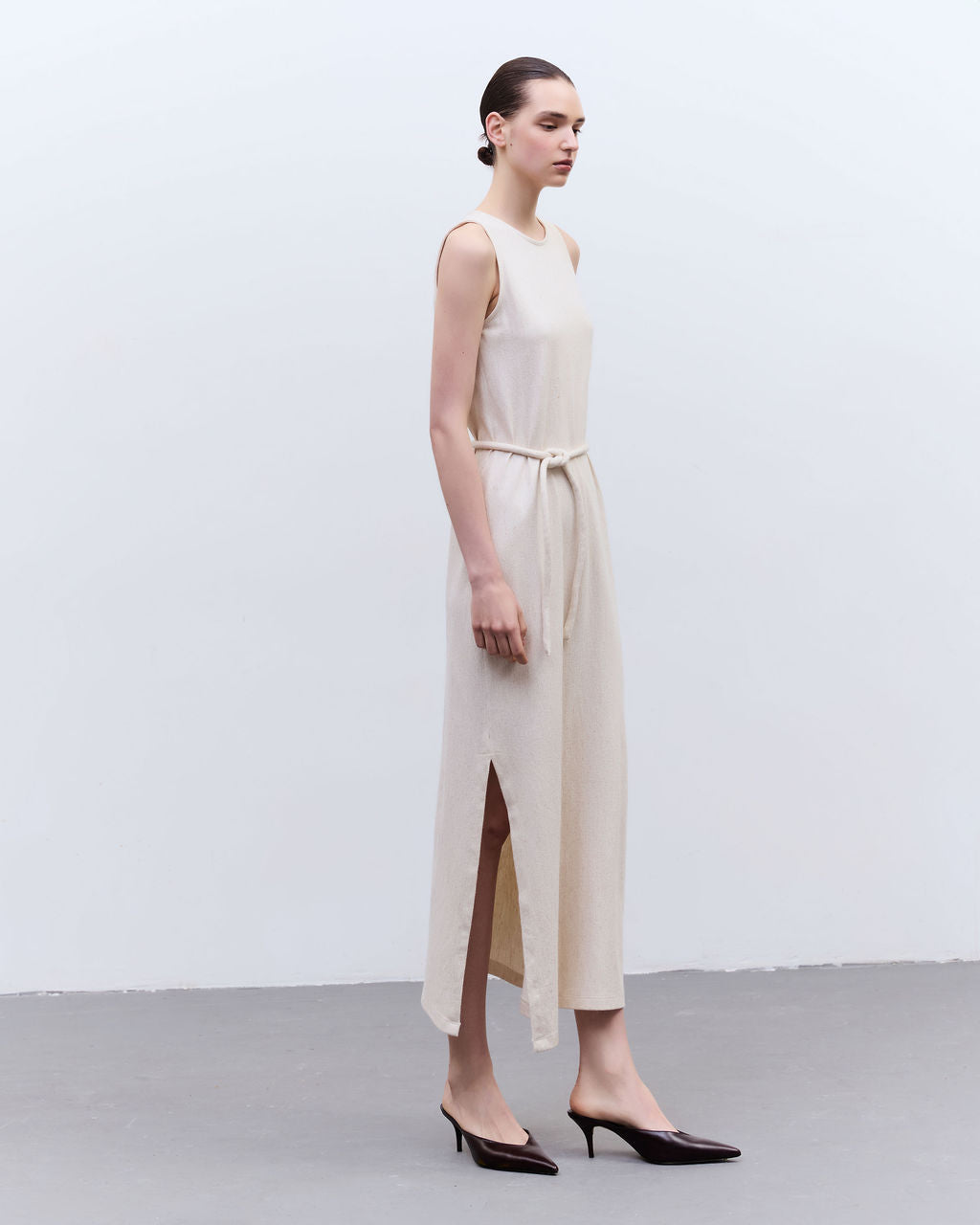 vestido coluna moletom