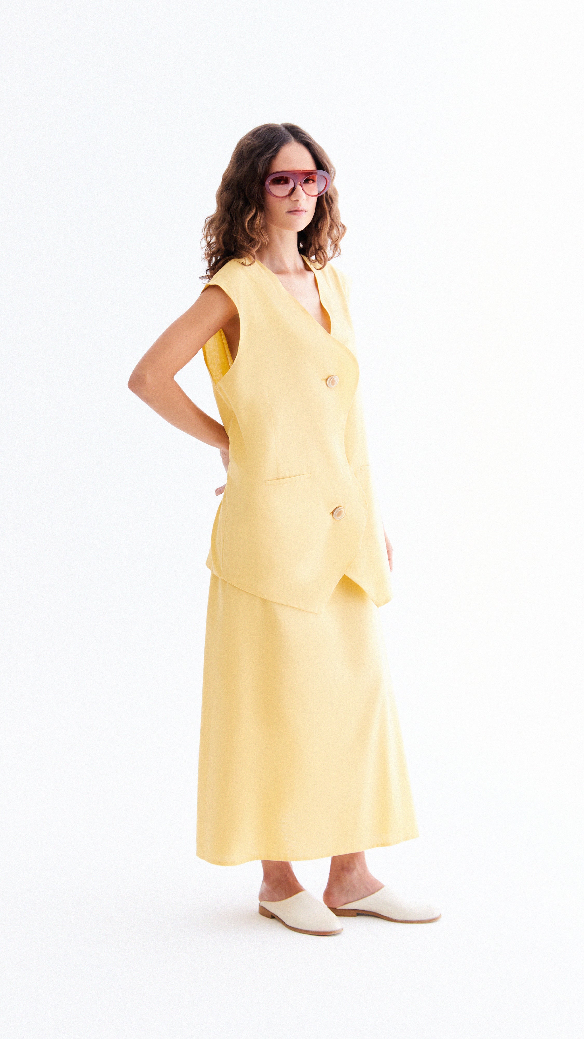 voile waves skirt