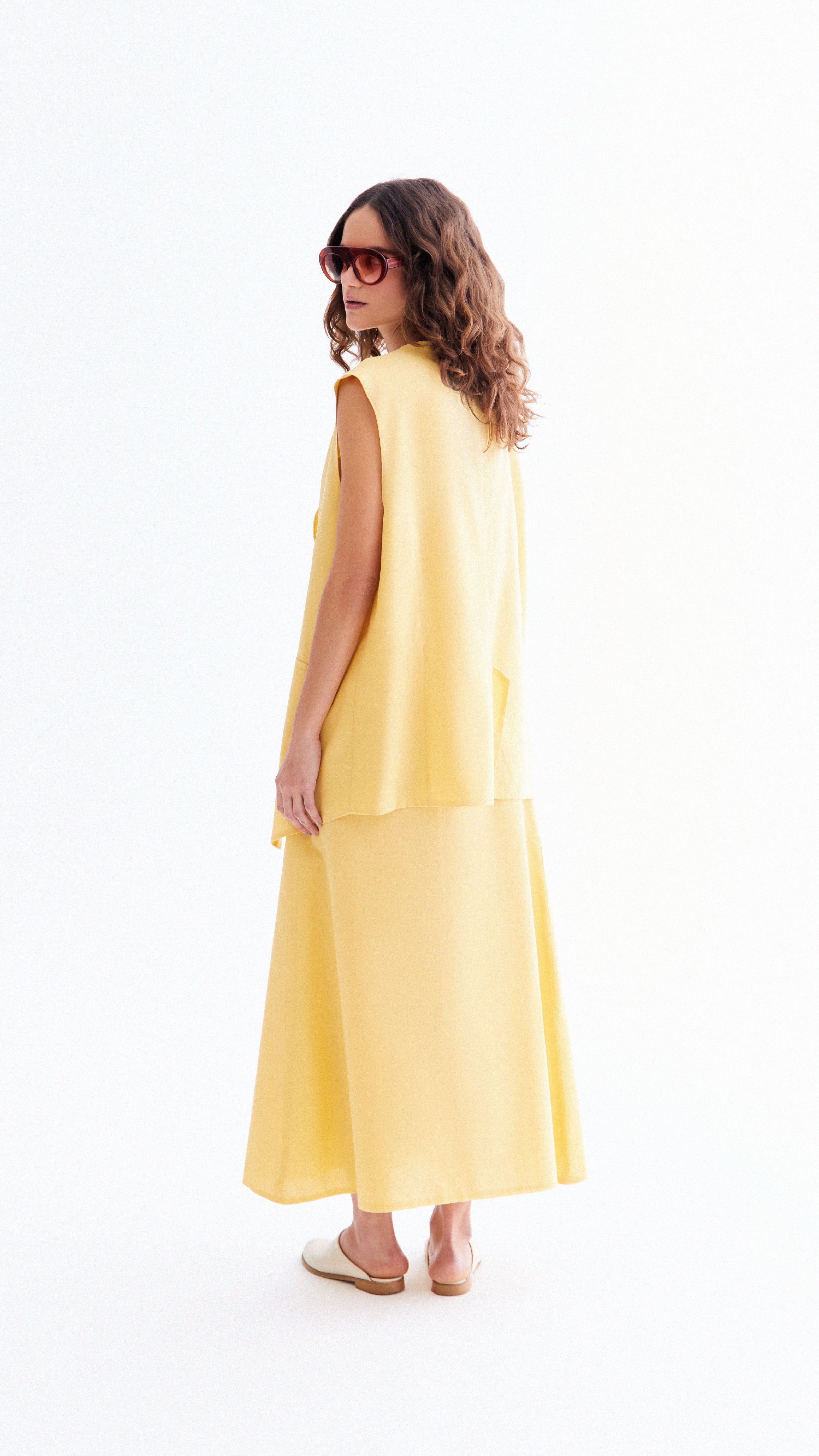 voile waves skirt