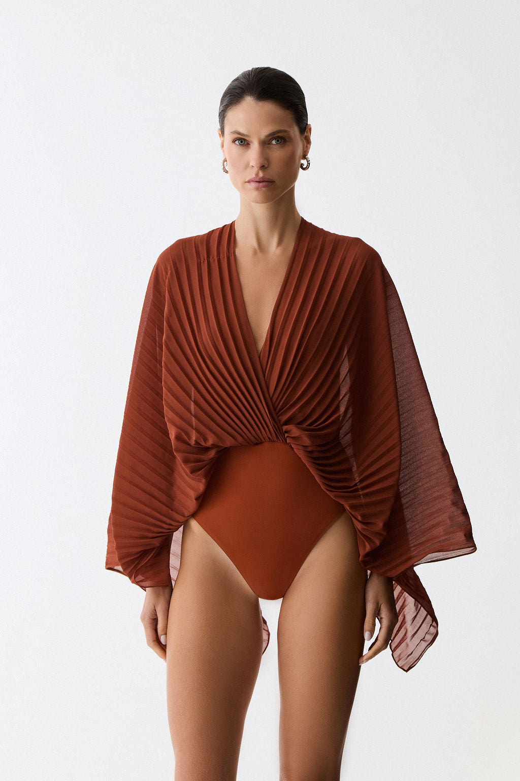 body pleats frevo ferrugem