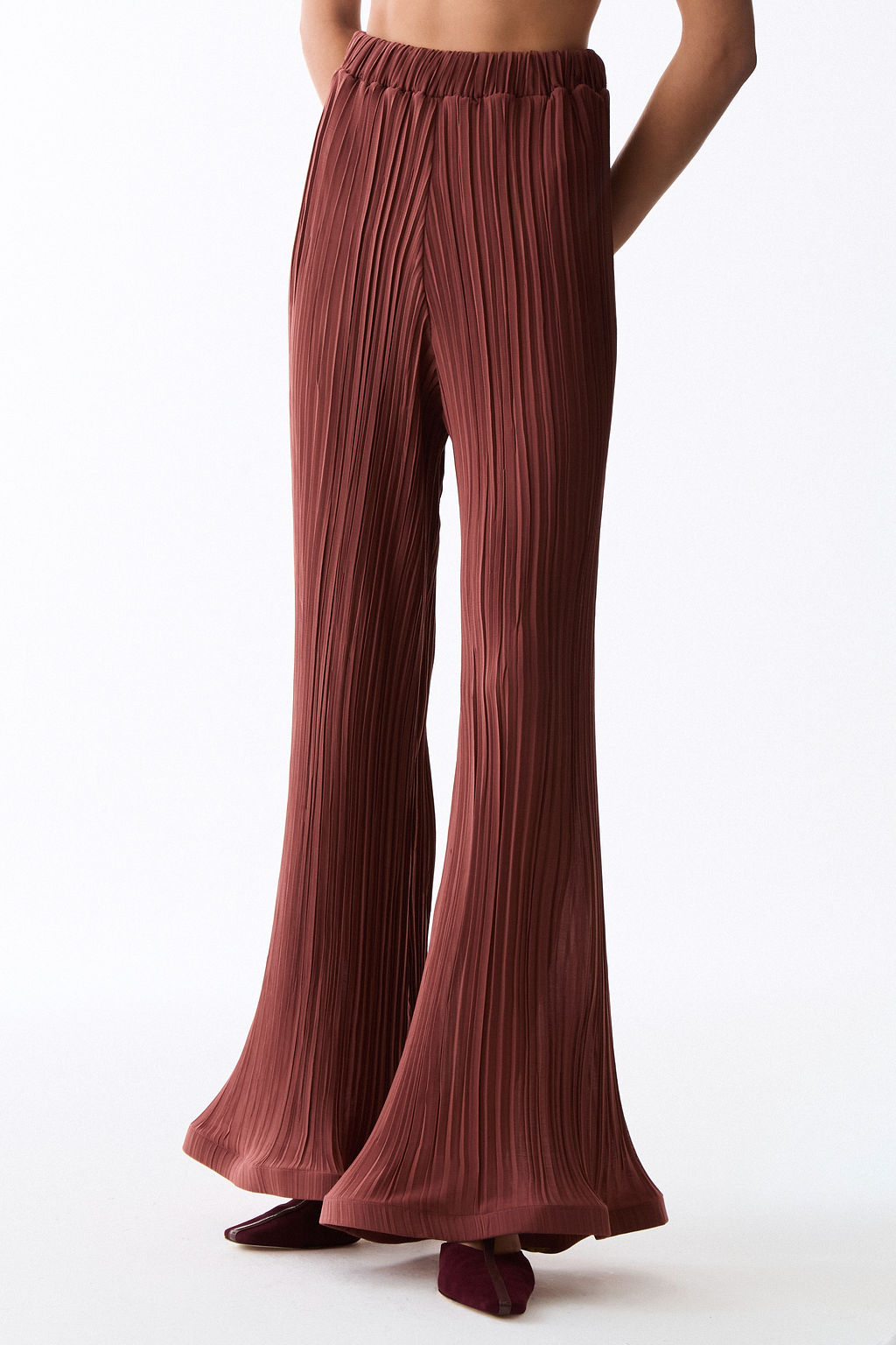 calça veggie rosa seco