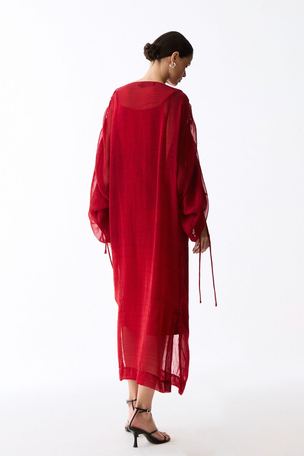 vestido new lagosta vermelho