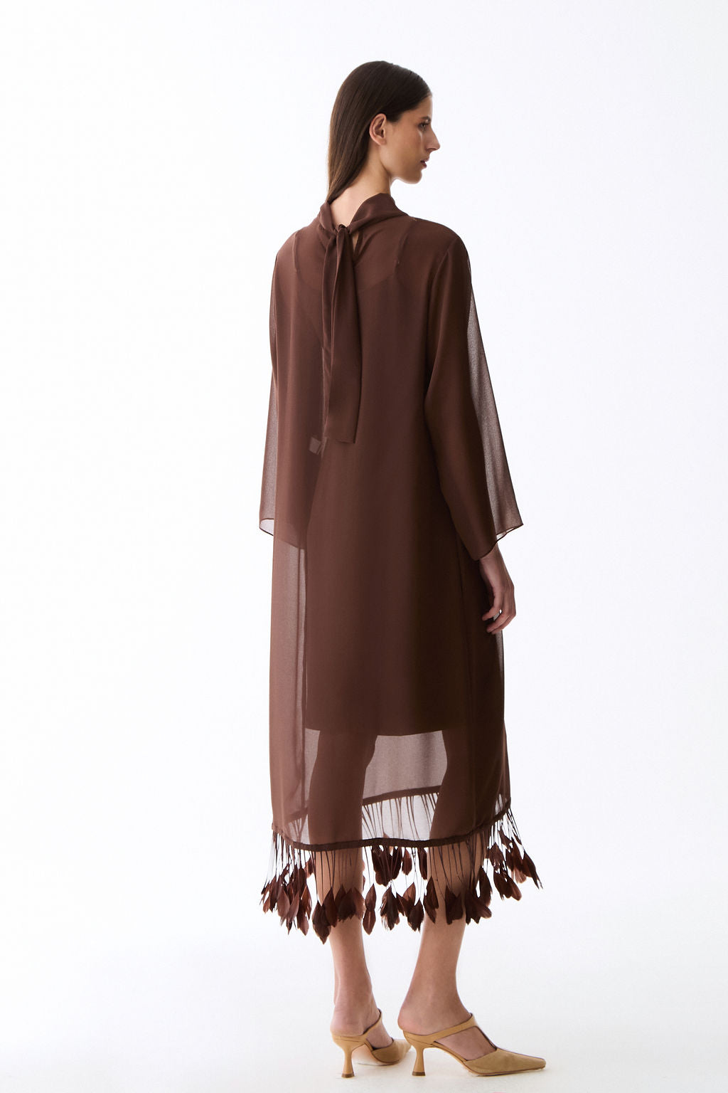vestido jurema marrom