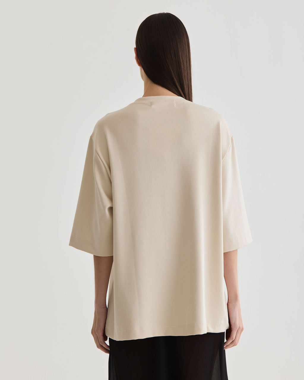 t-shirt galinha creme
