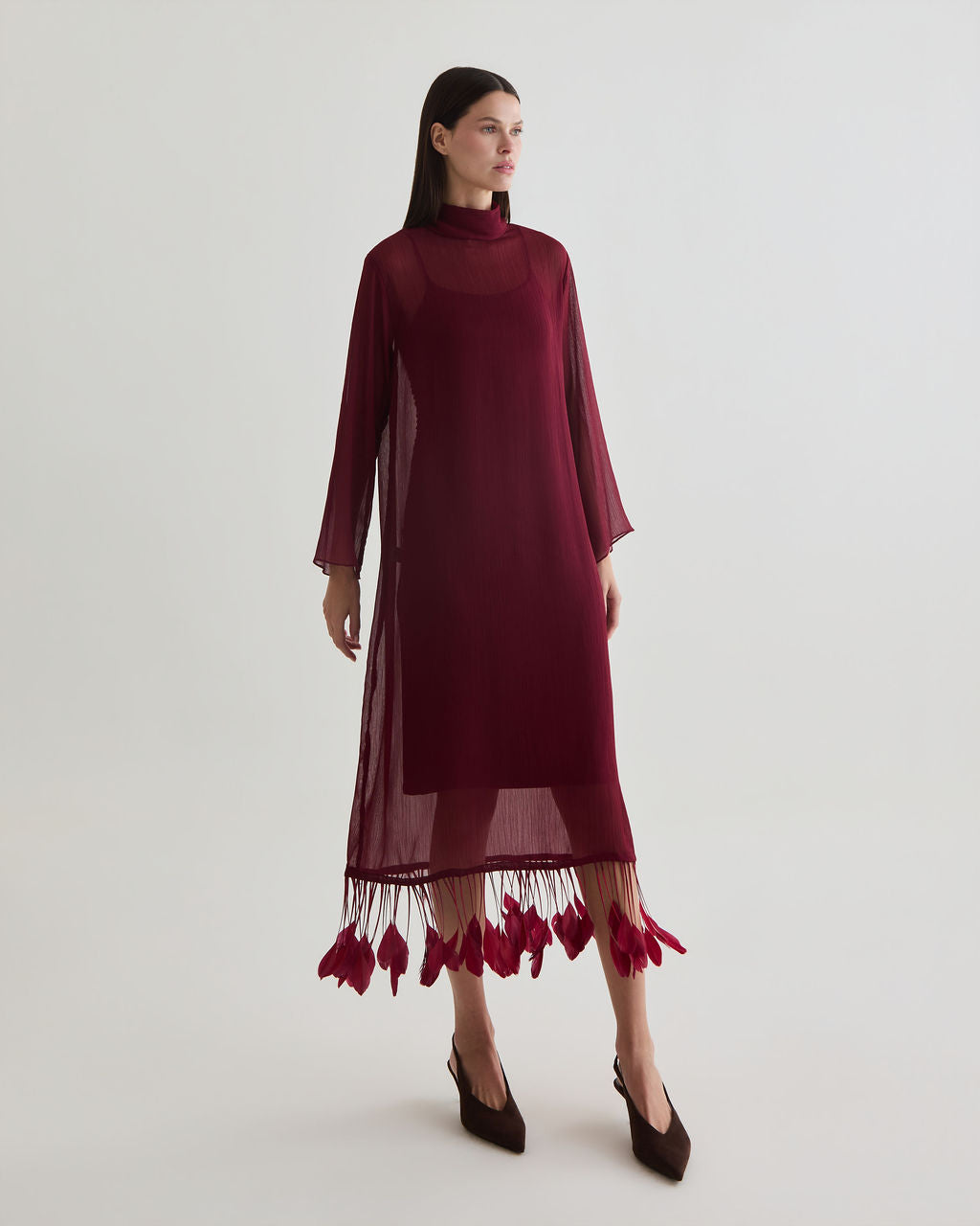 vestido jurema vinho