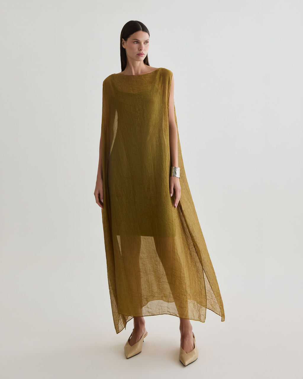 vestido basic cecilia verde
