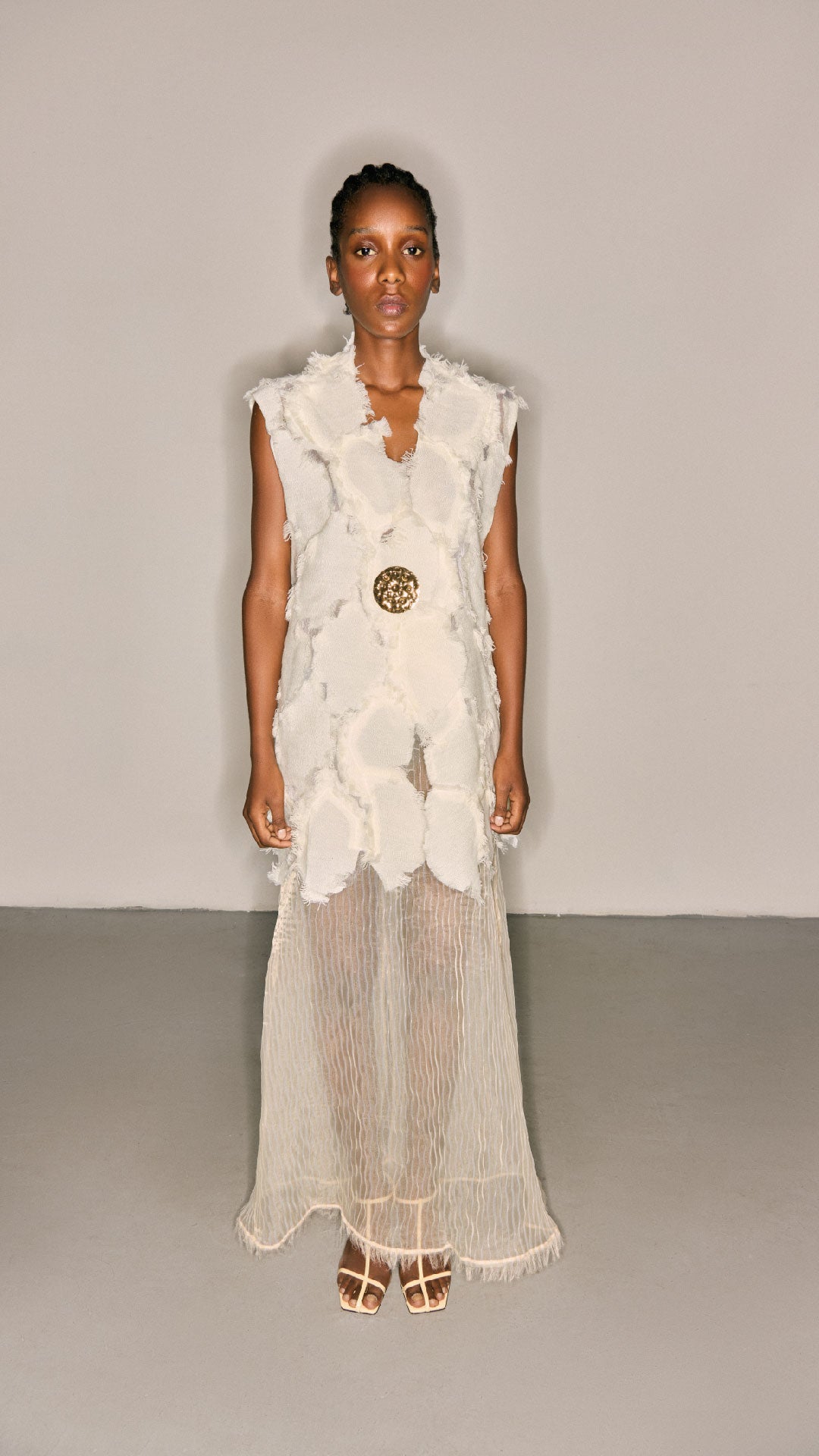 draped skirt - affluent