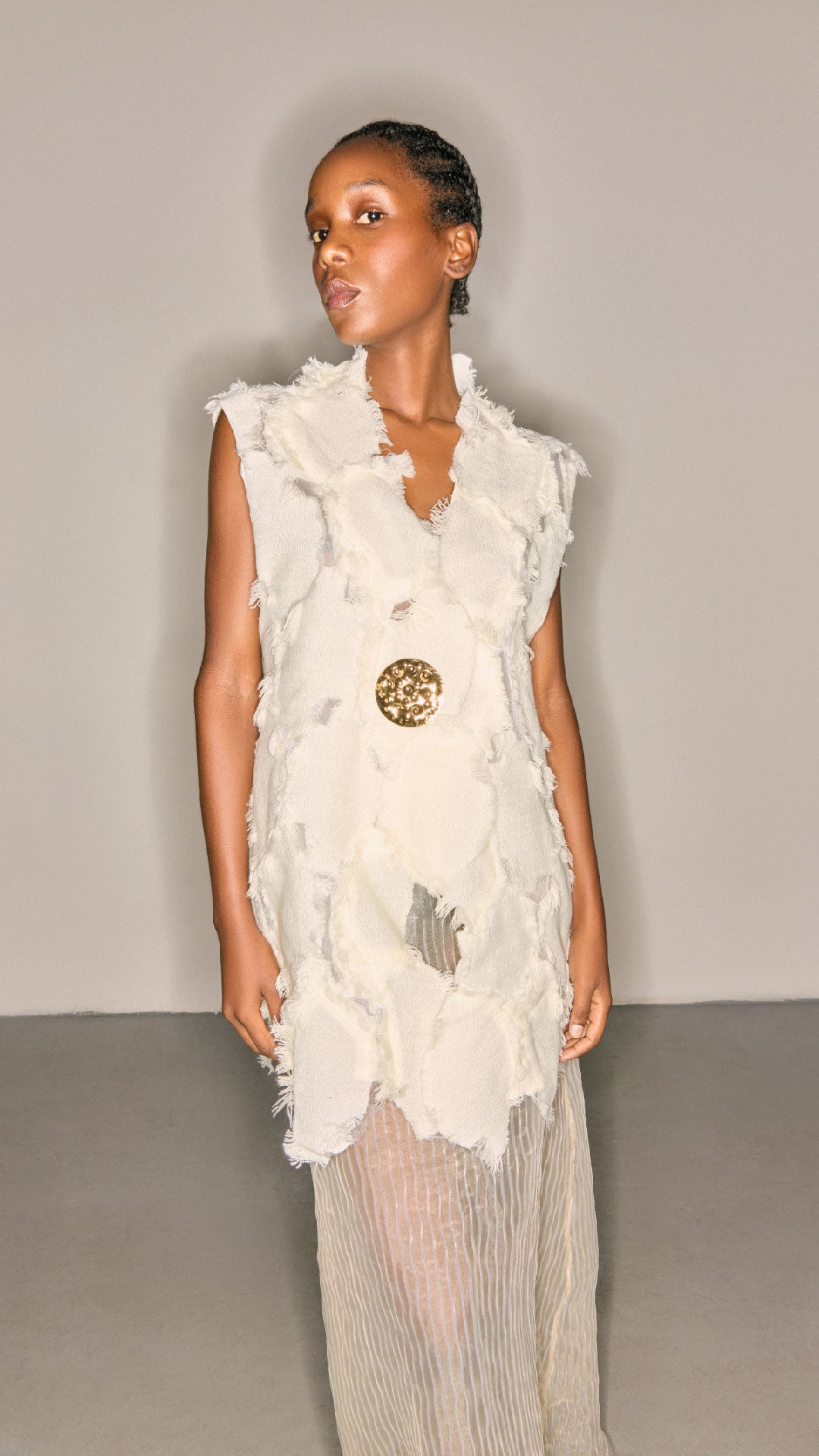 draped skirt - affluent