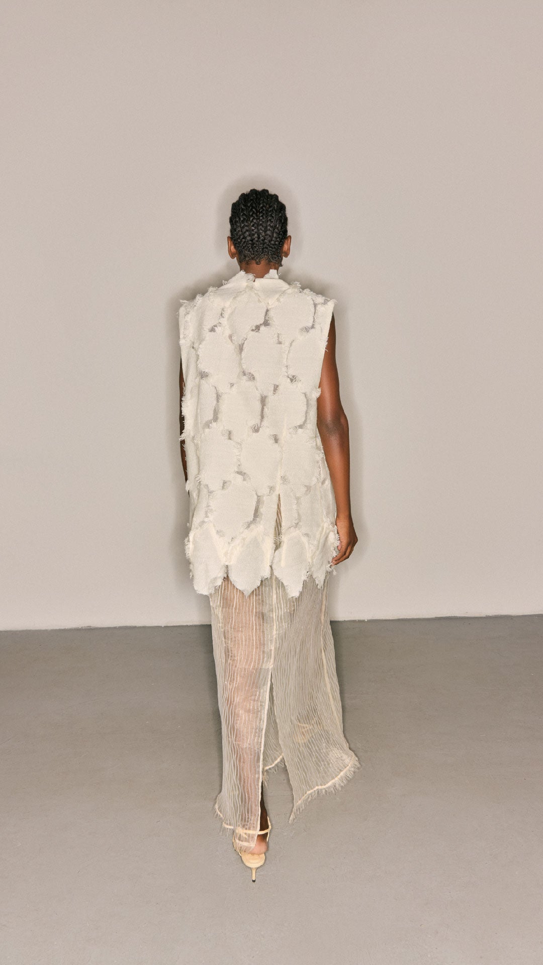 draped skirt - affluent