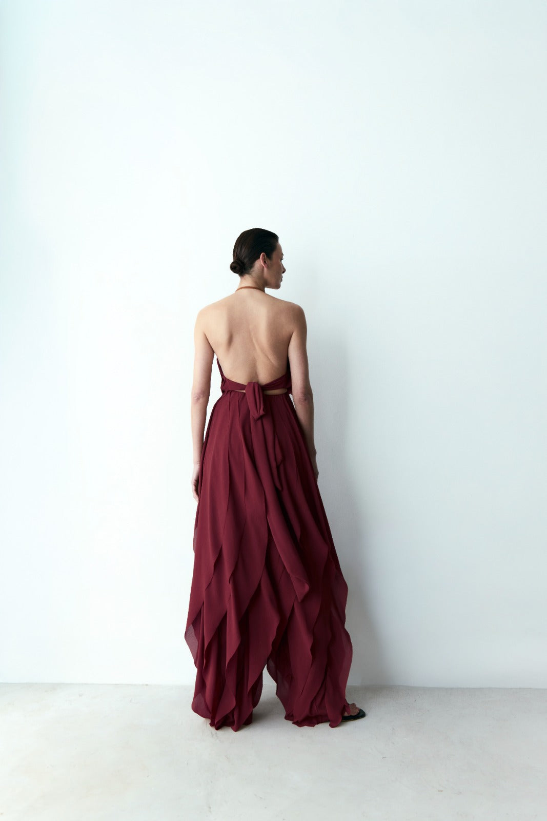 blusa frente única pote vinho