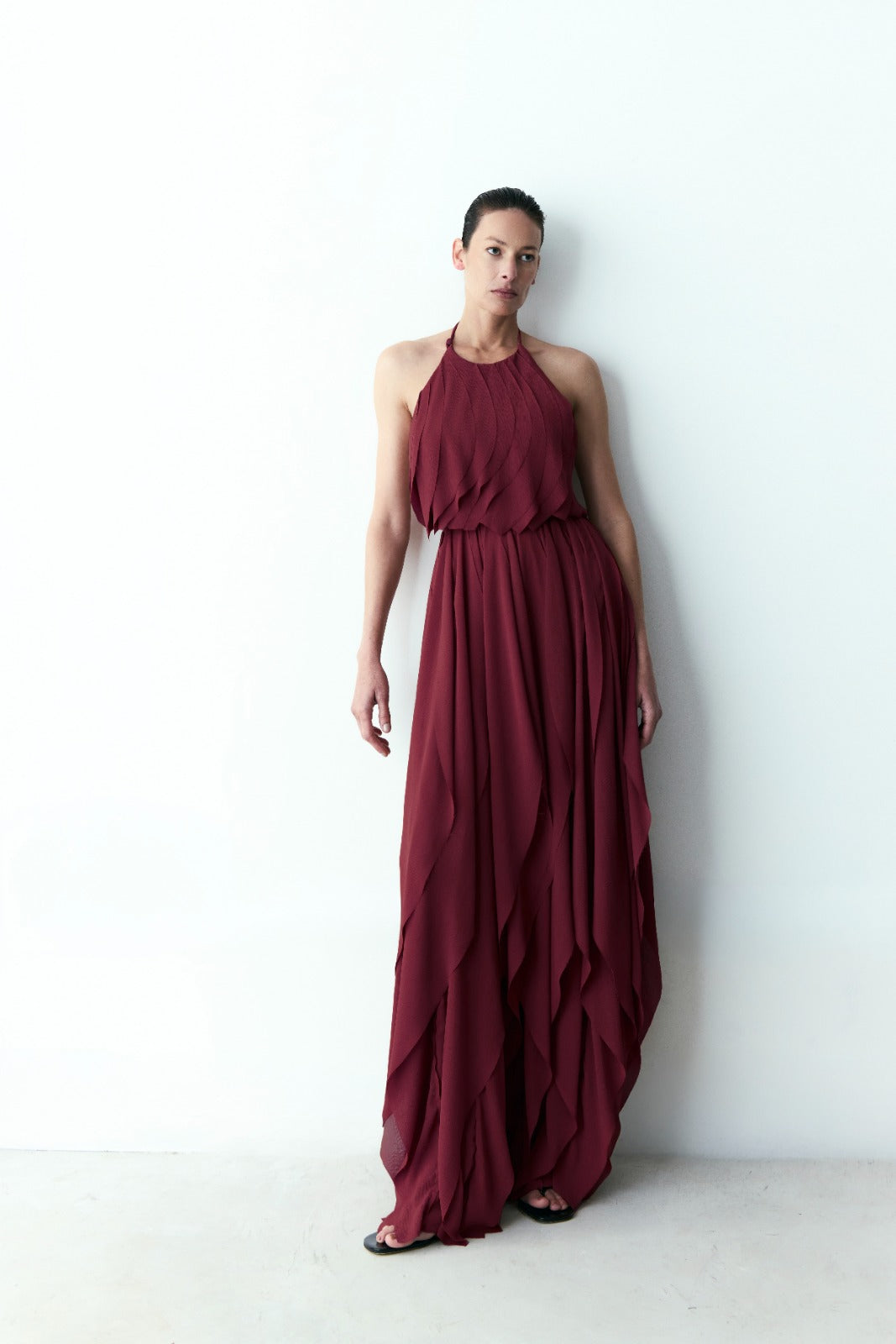 blusa frente única pote vinho