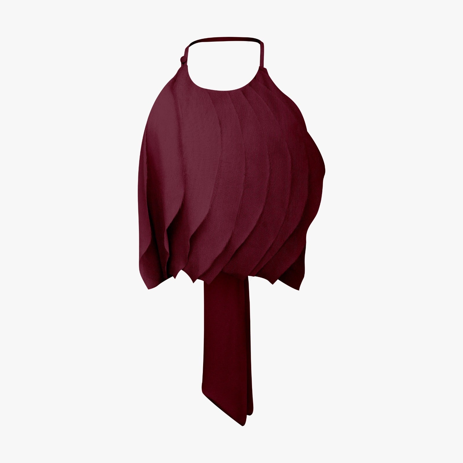 blusa frente única pote vinho