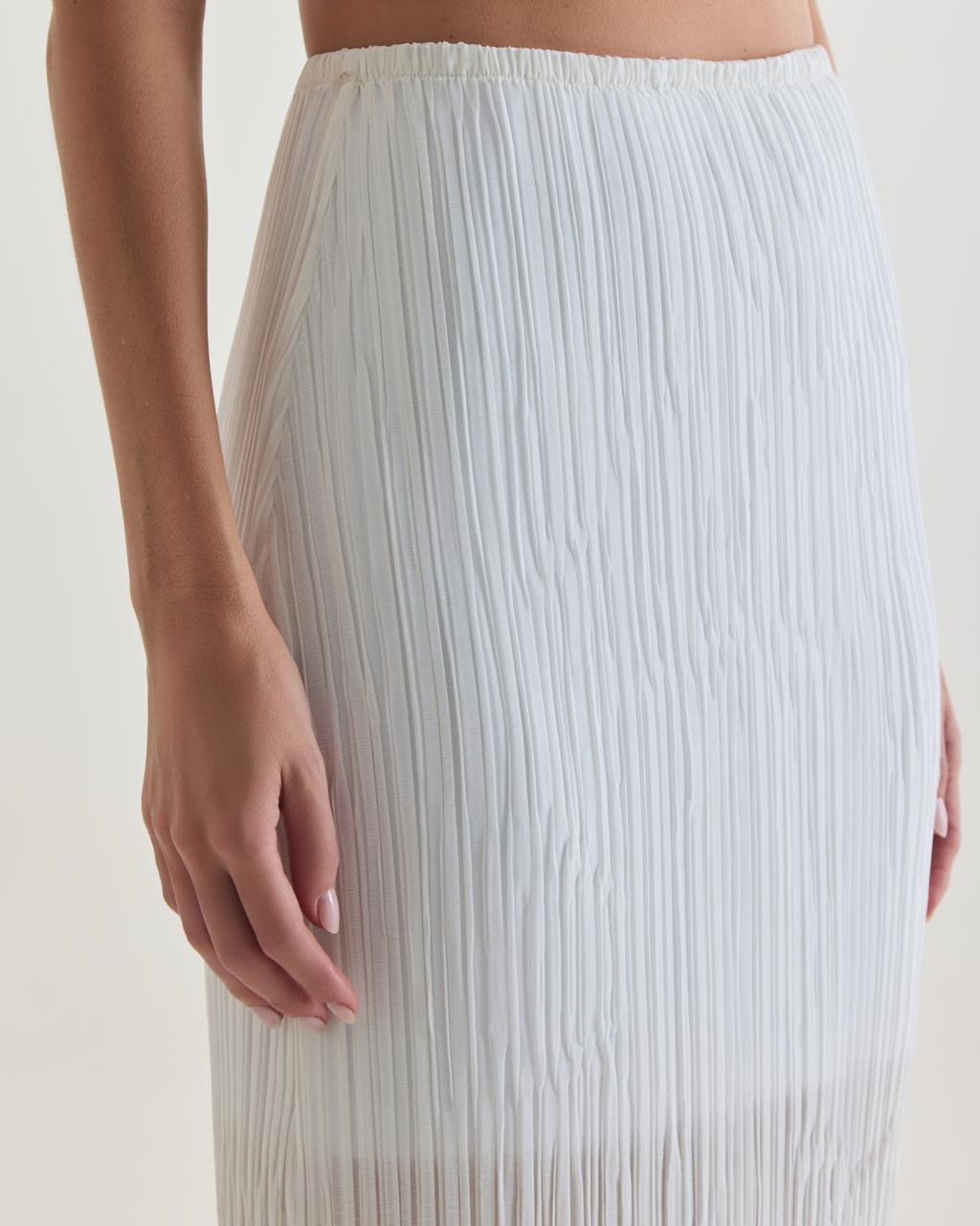 saia midi flower off white
