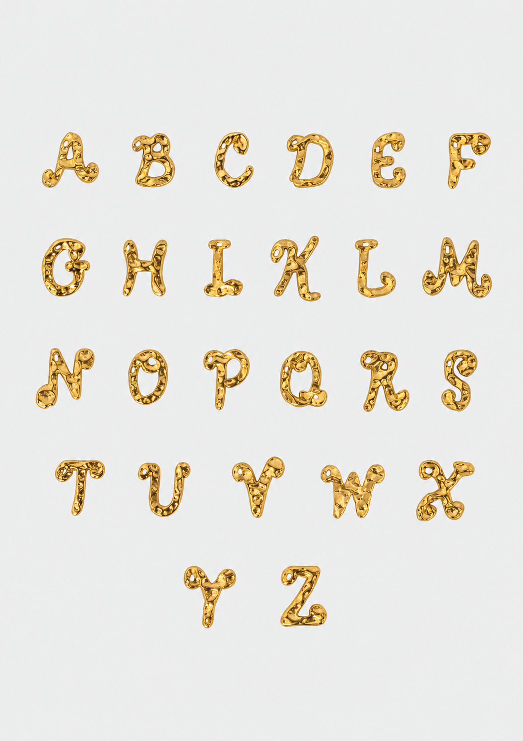 letras iniciais