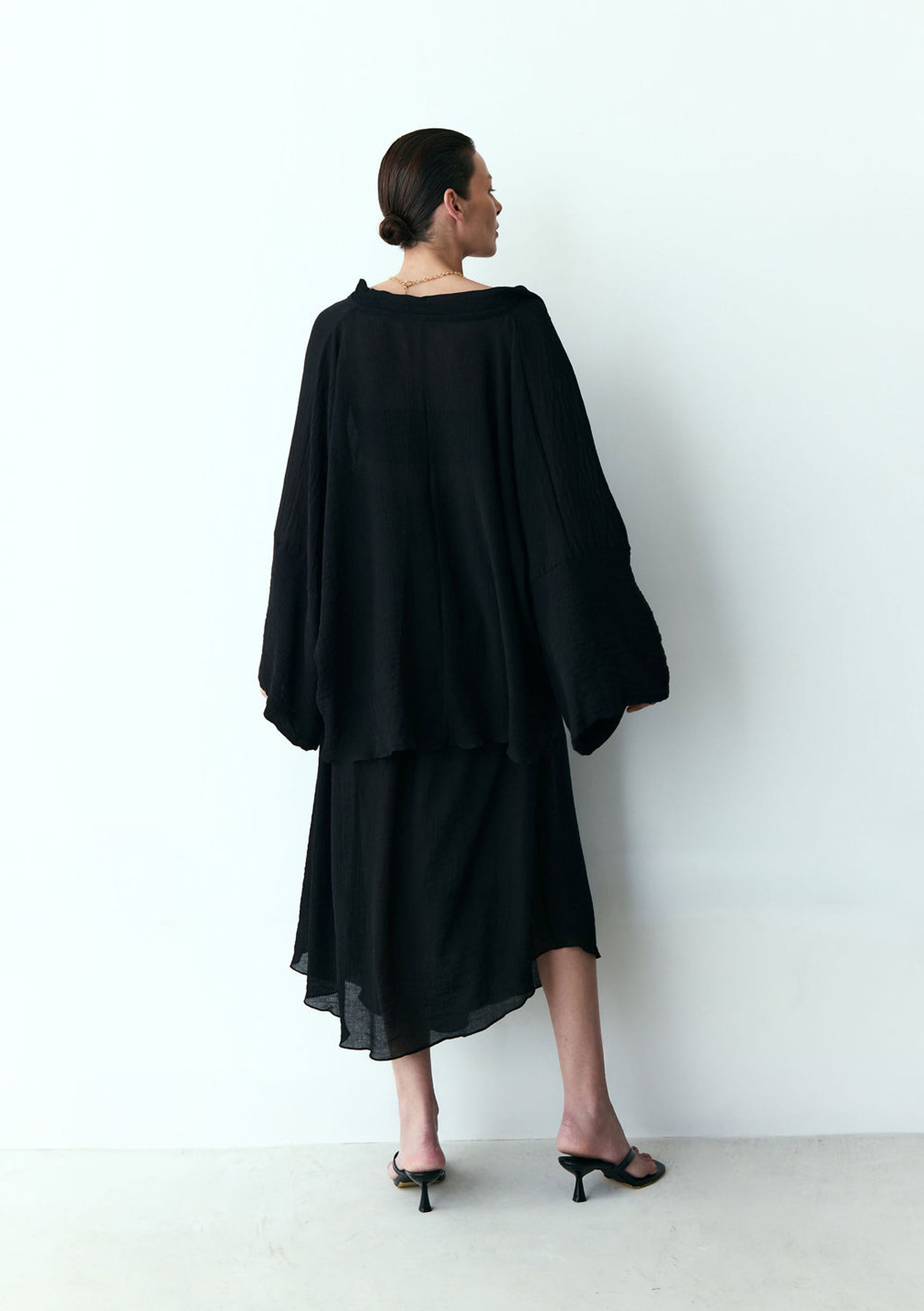 kimono arrozal preto