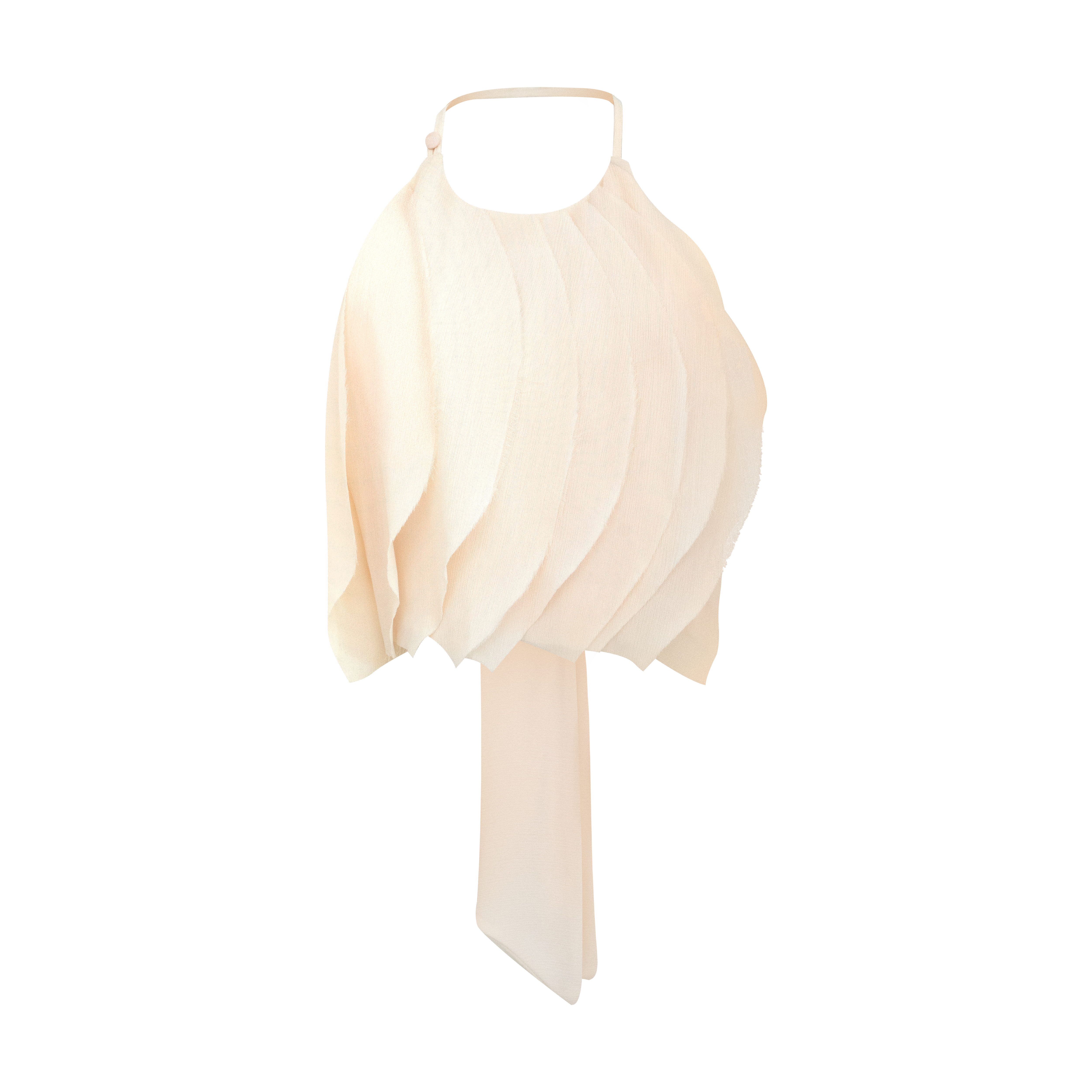 blusa frente única pote creme