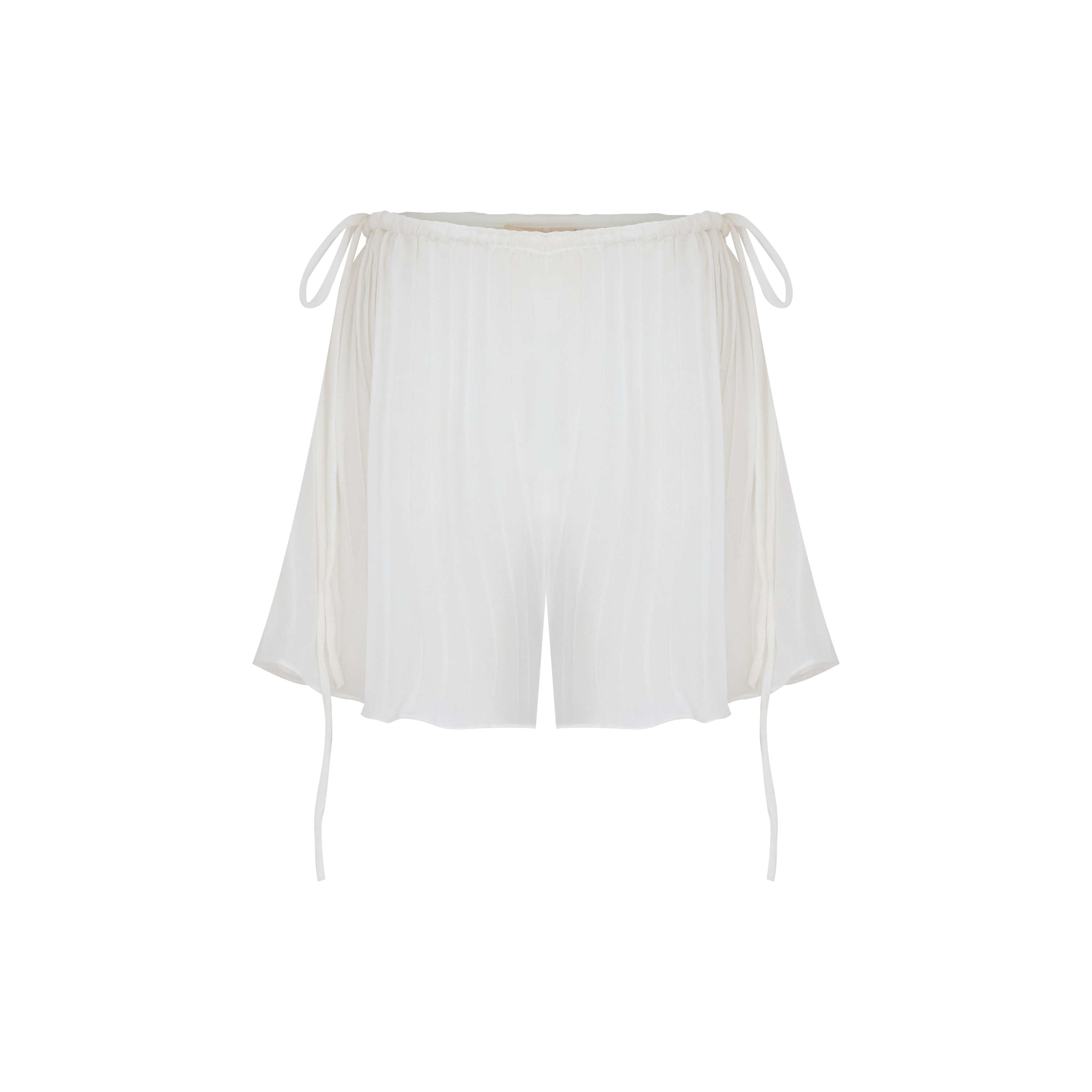 short pleats frevo off white