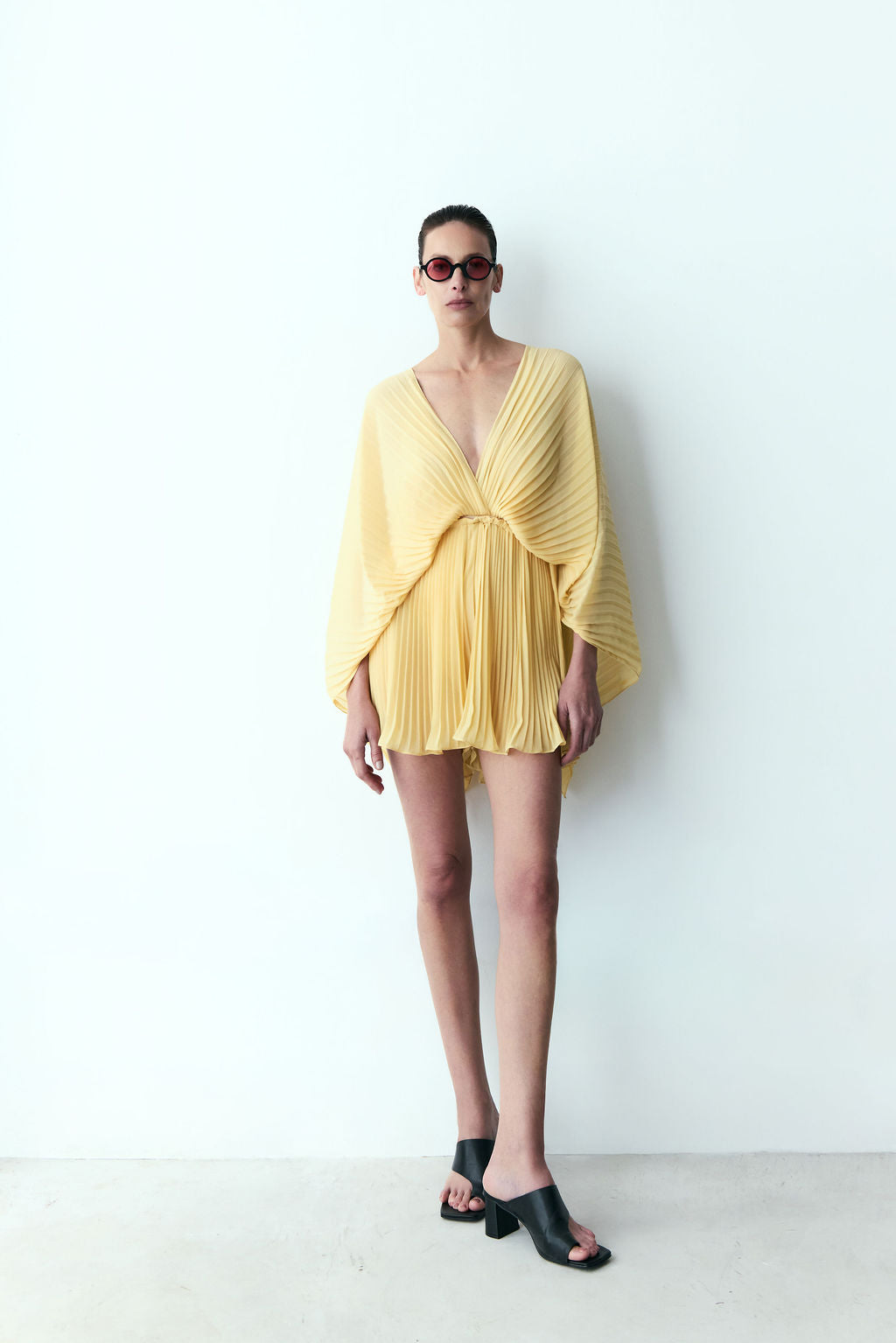 body pleats frevo amarelo