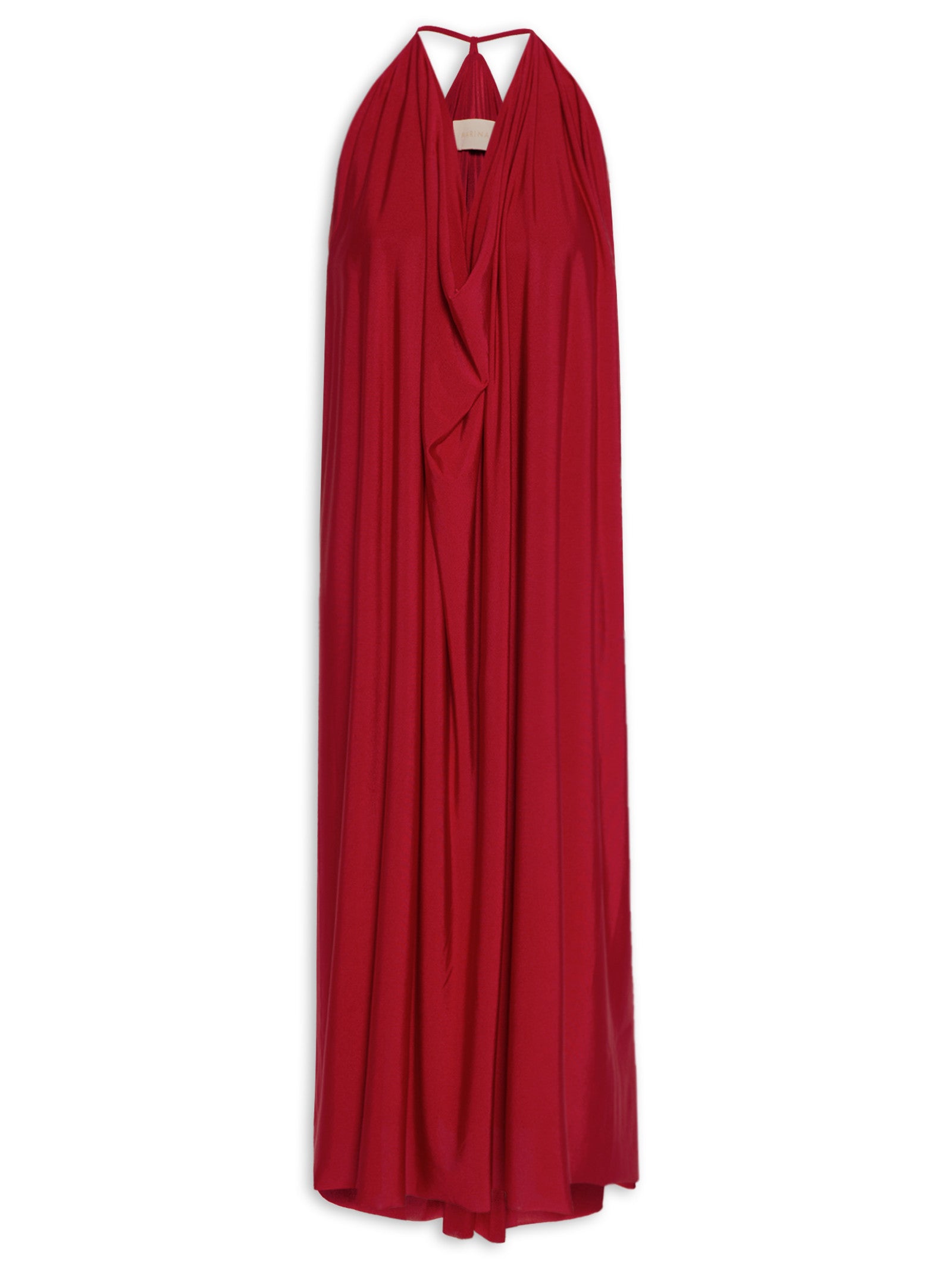 vestido alga vermelho