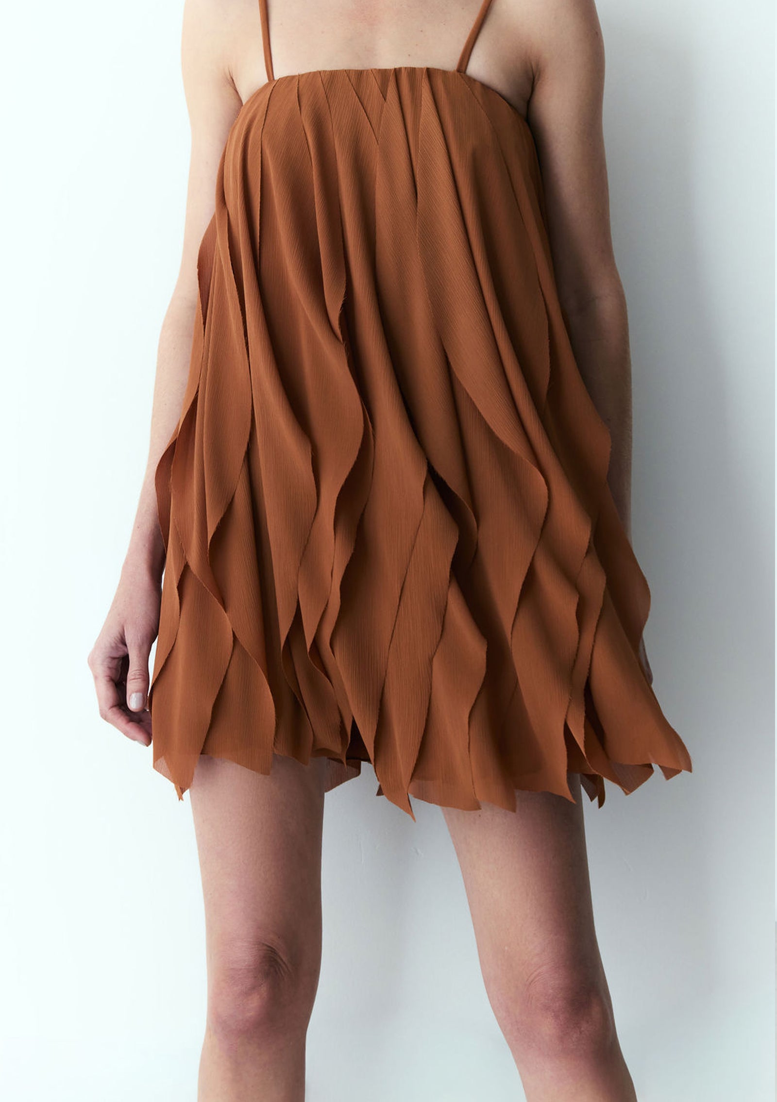 mini vestido pote caramelo