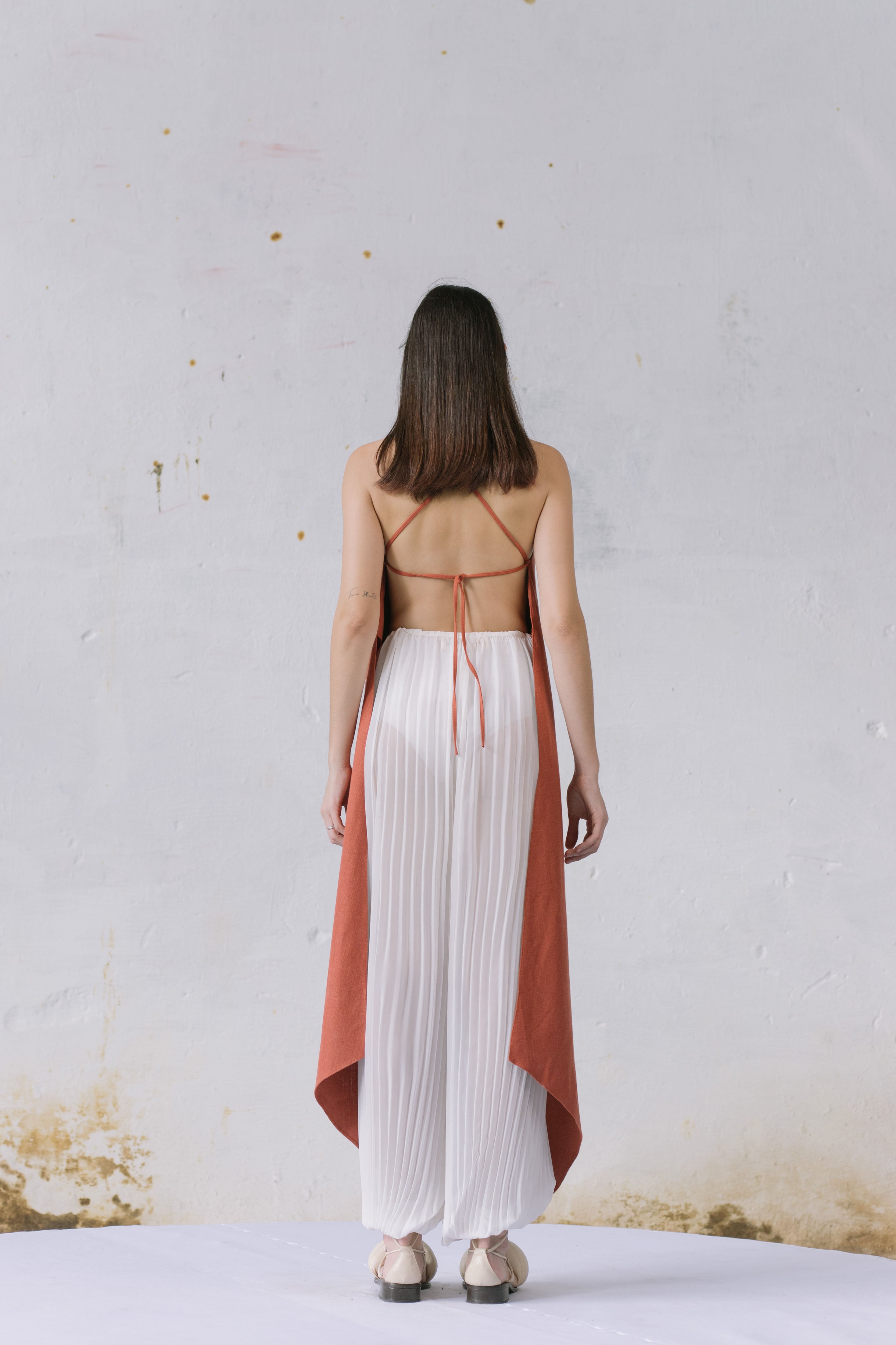calça pleats
