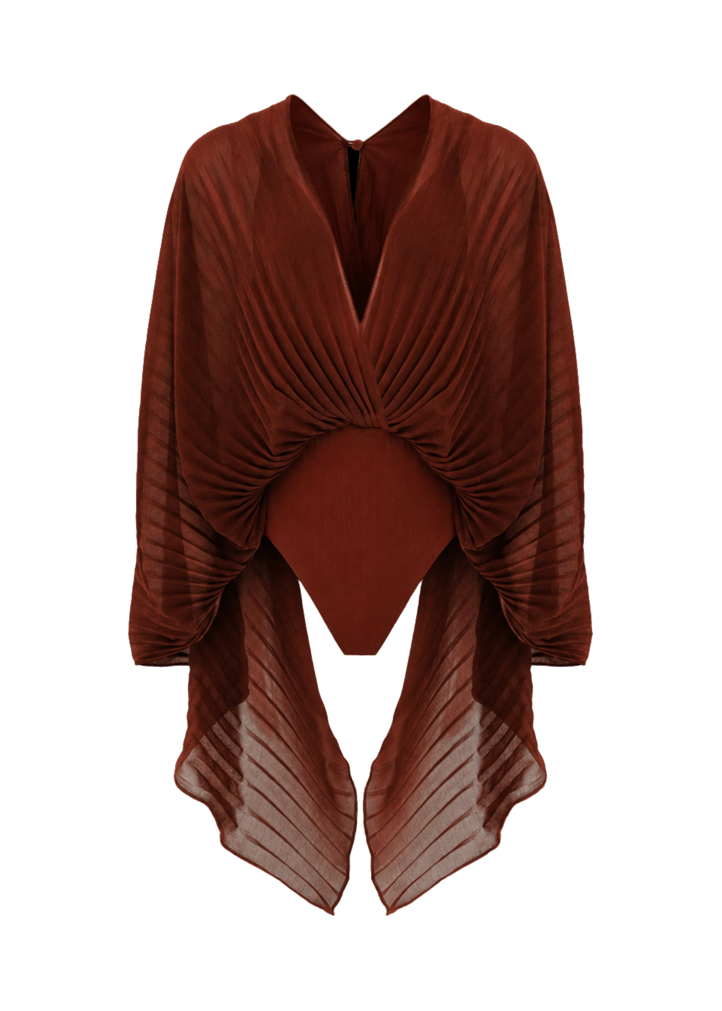 body pleats frevo ferrugem