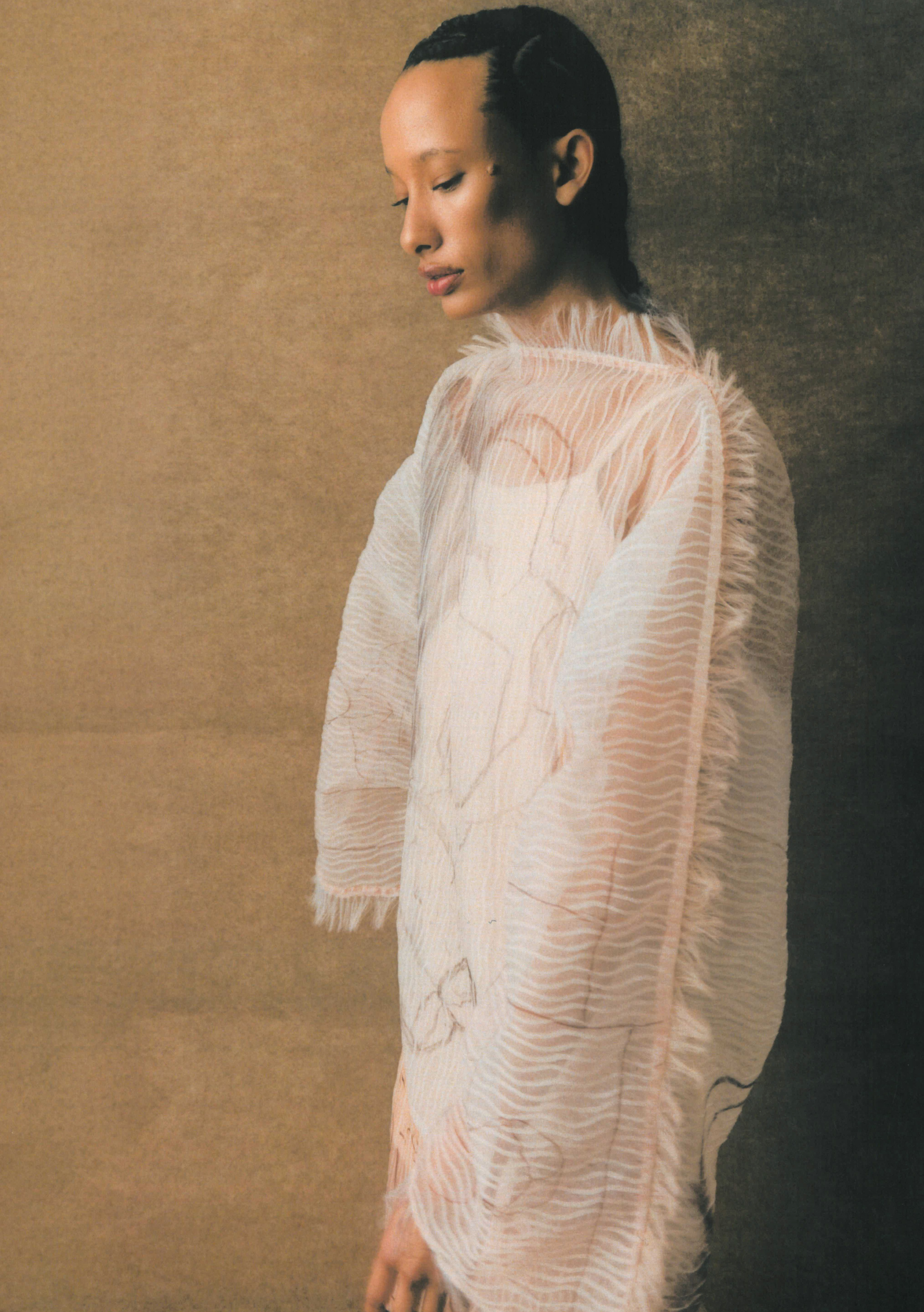 vestido mangas bufantes ofícios